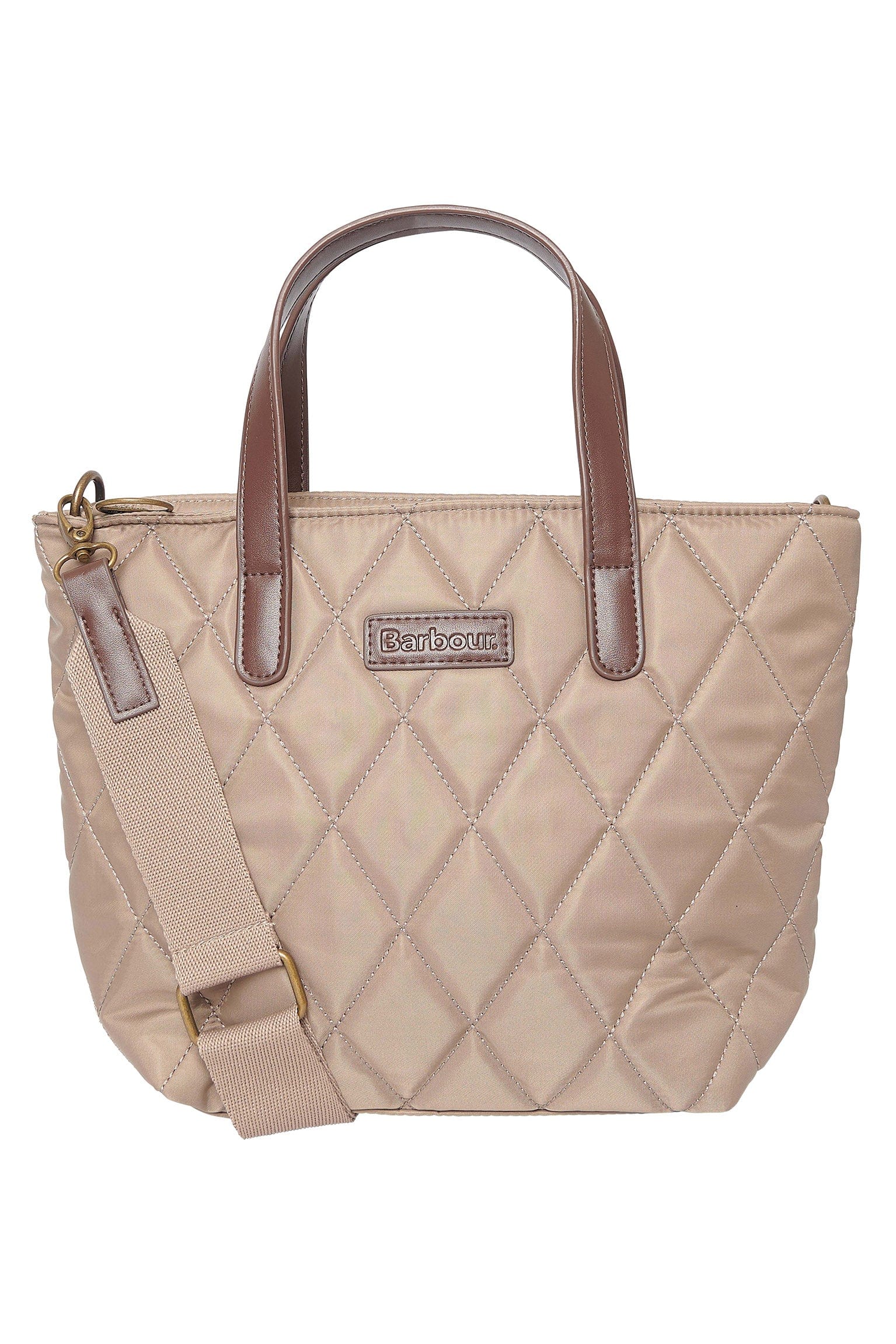 Barbour Mini Quilted Tote Bag - Sand Dune LBA0431_SN31_OS