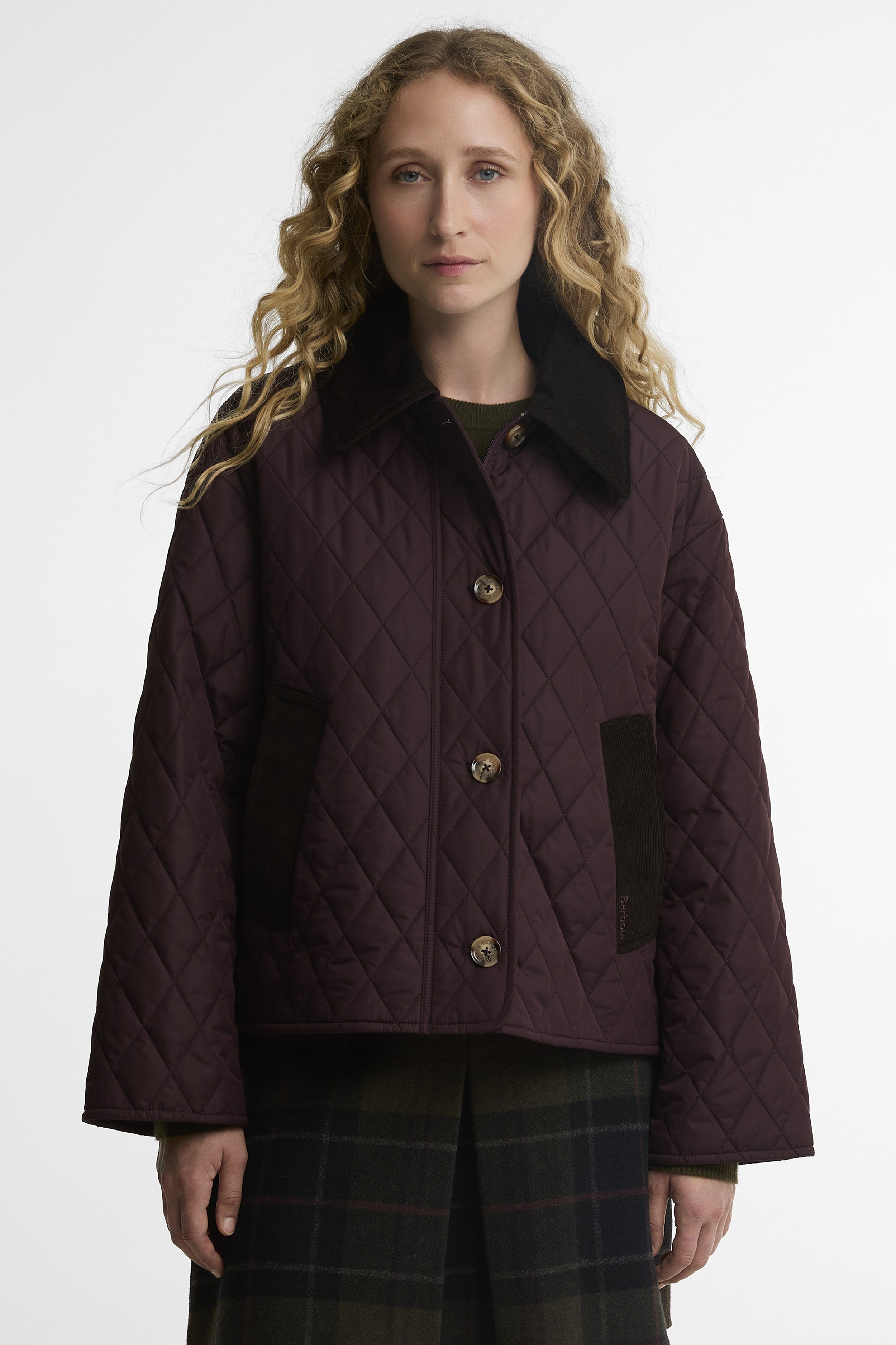Barbour Moira Quilted Jacket - Fig/Shadow Classic