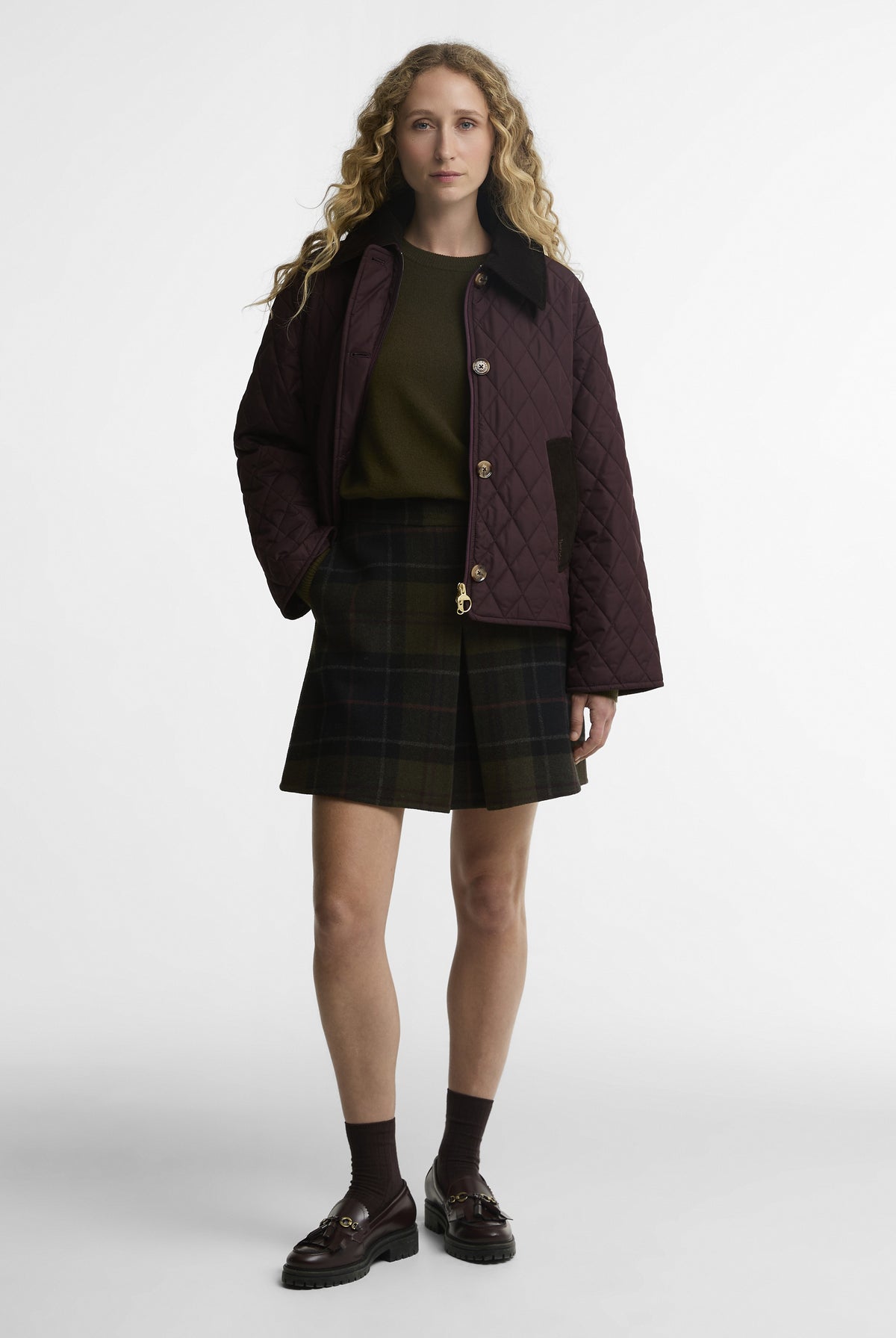 Barbour Moira Quilted Jacket - Fig/Shadow Classic