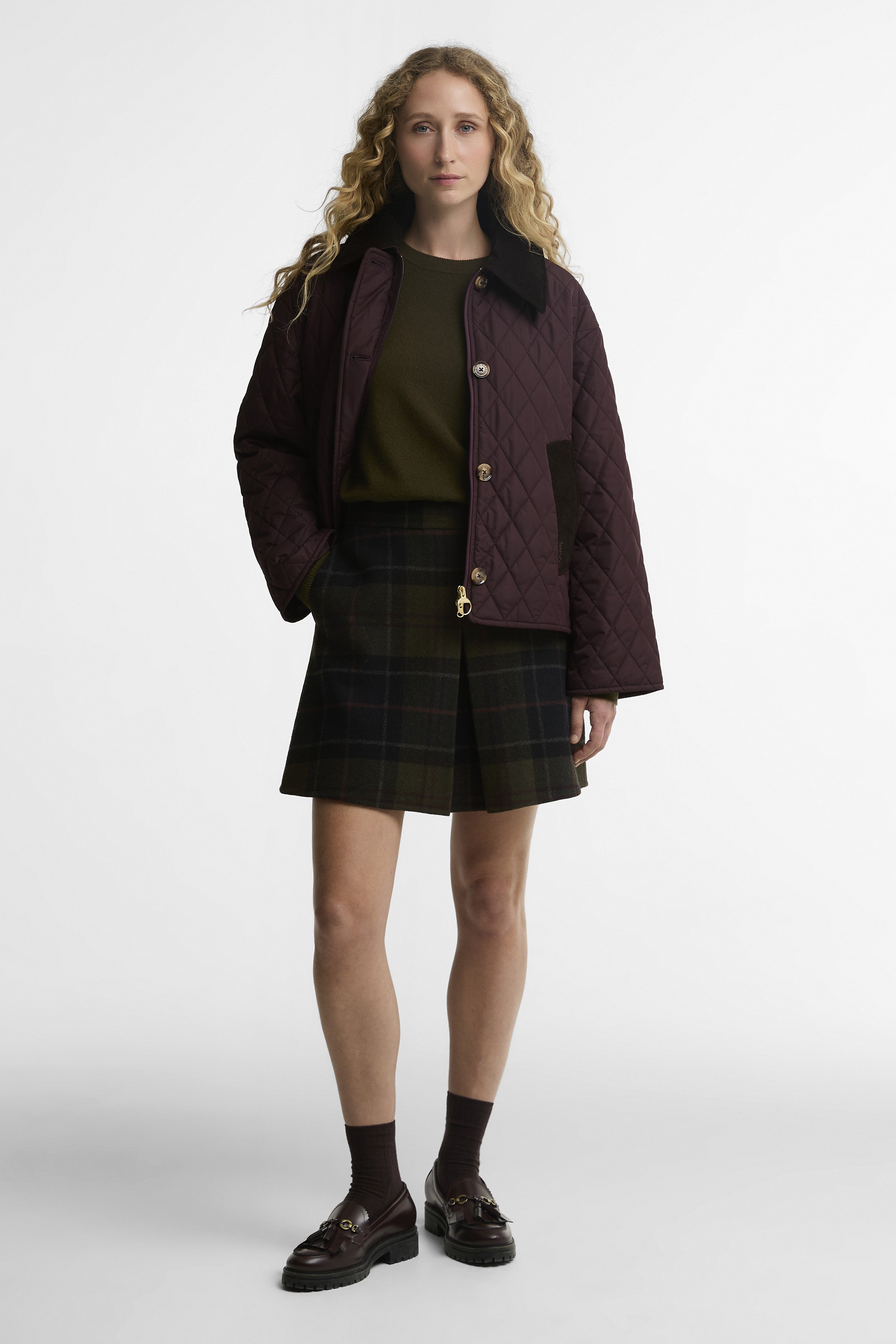 Barbour Moira Quilted Jacket - Fig/Shadow Classic