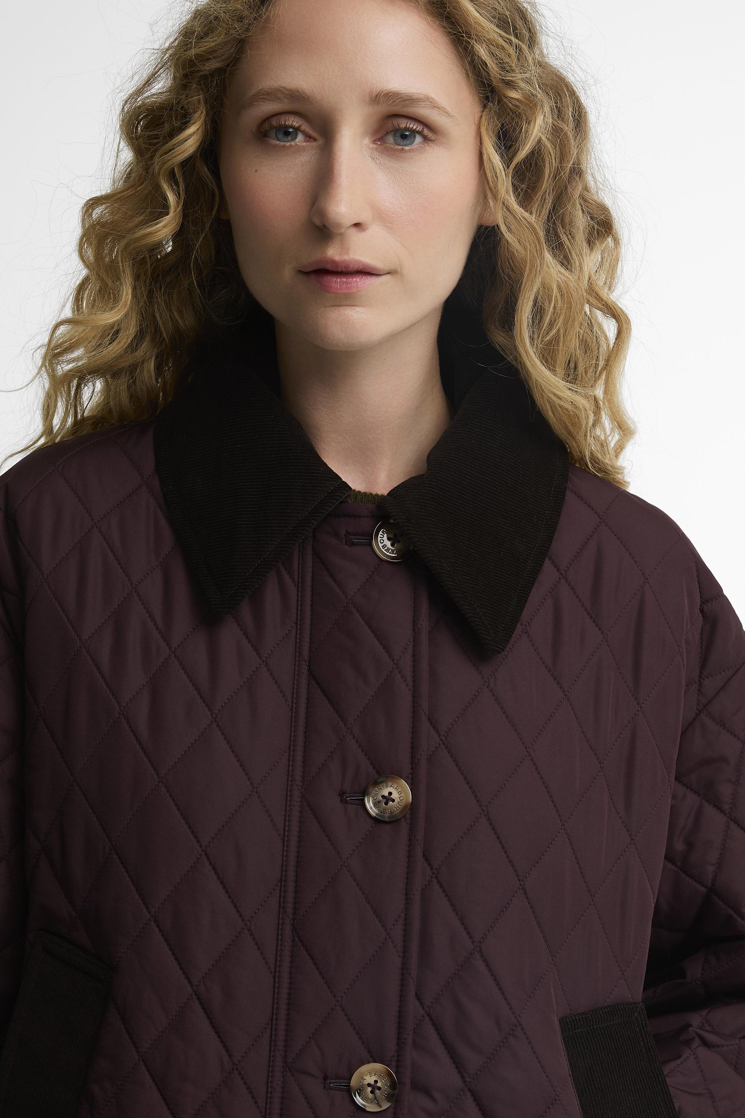 Barbour Moira Quilted Jacket - Fig/Shadow Classic