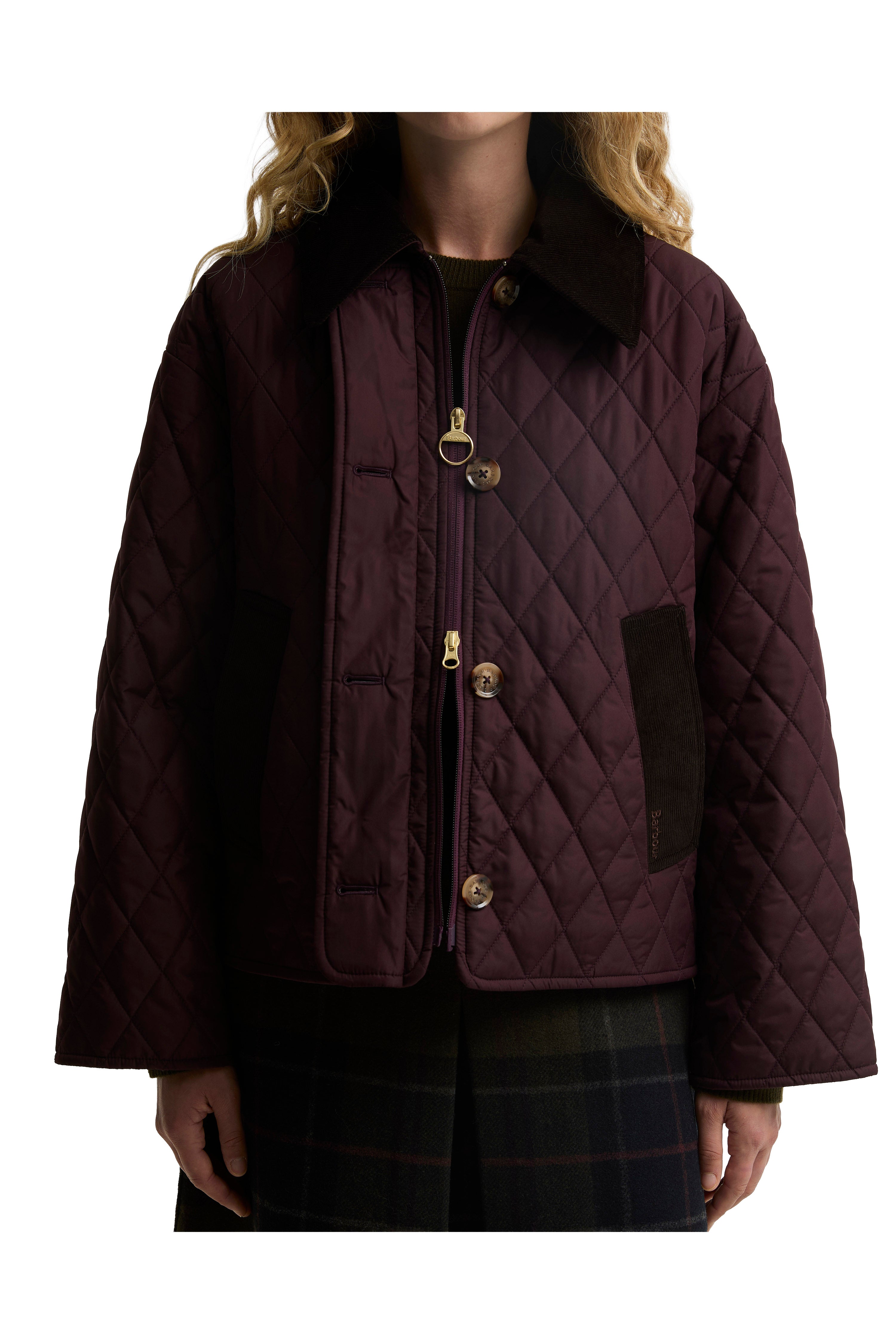 Barbour Moira Quilted Jacket - Fig/Shadow Classic
