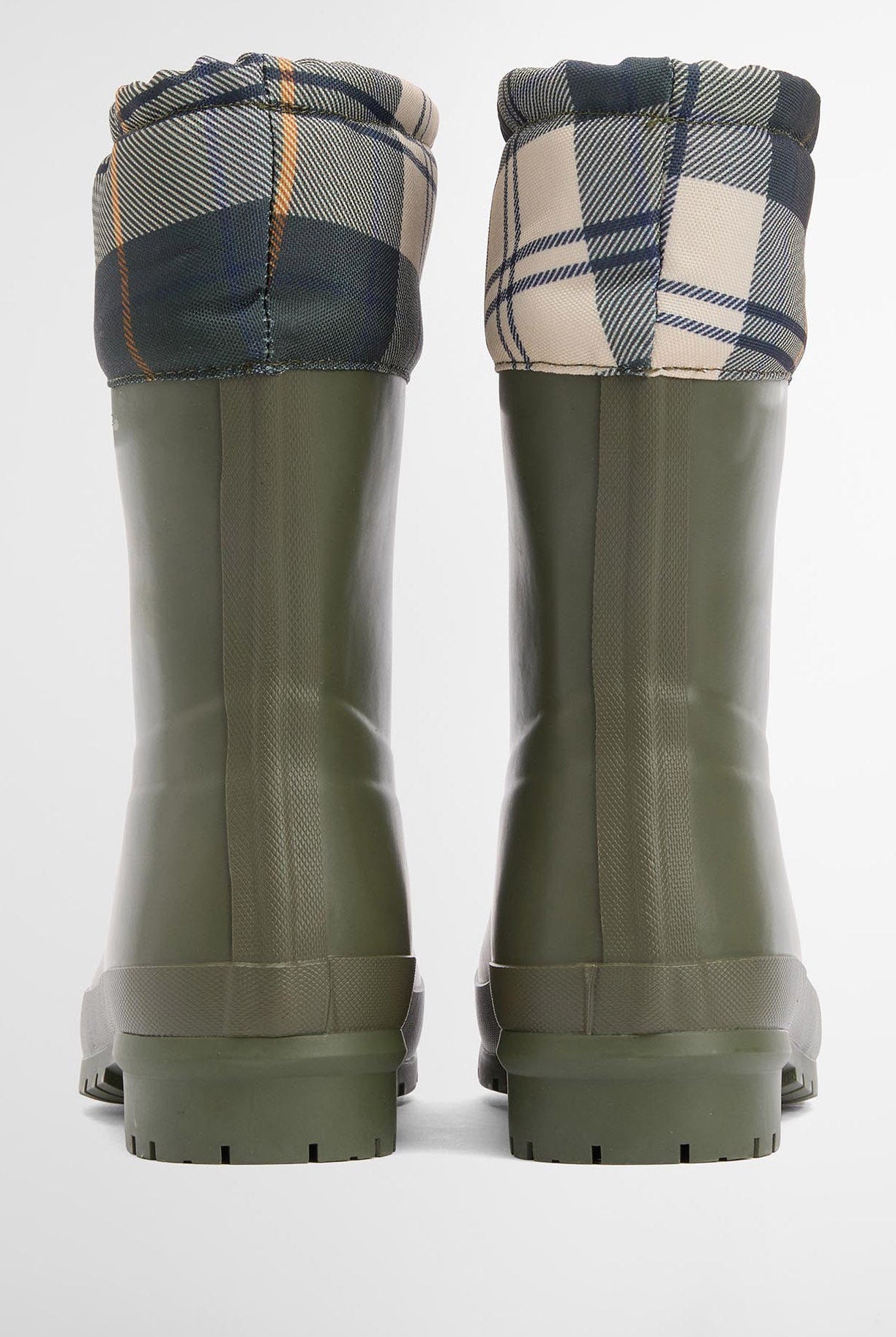 Barbour Mowbray Wellingtons - Olive/Ancient Tartan