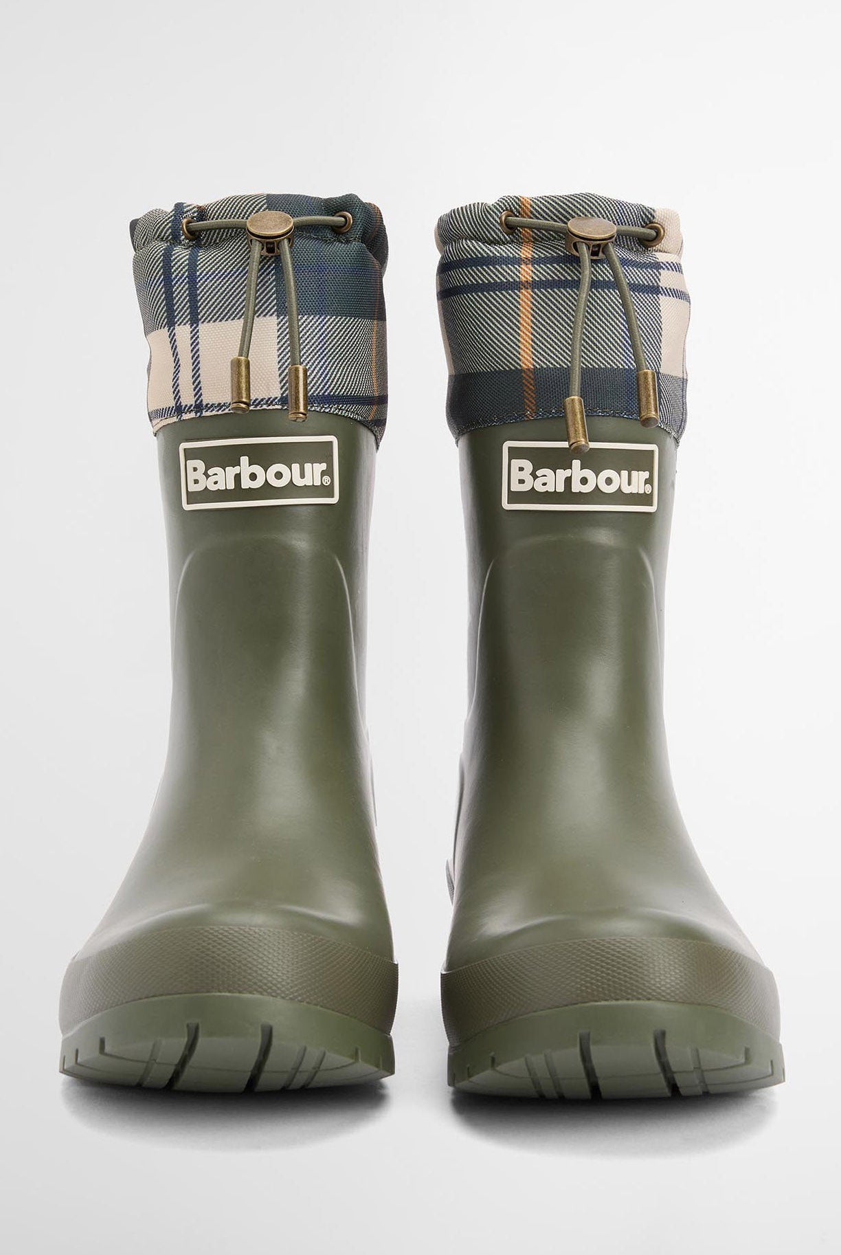 Barbour Mowbray Wellingtons - Olive/Ancient Tartan