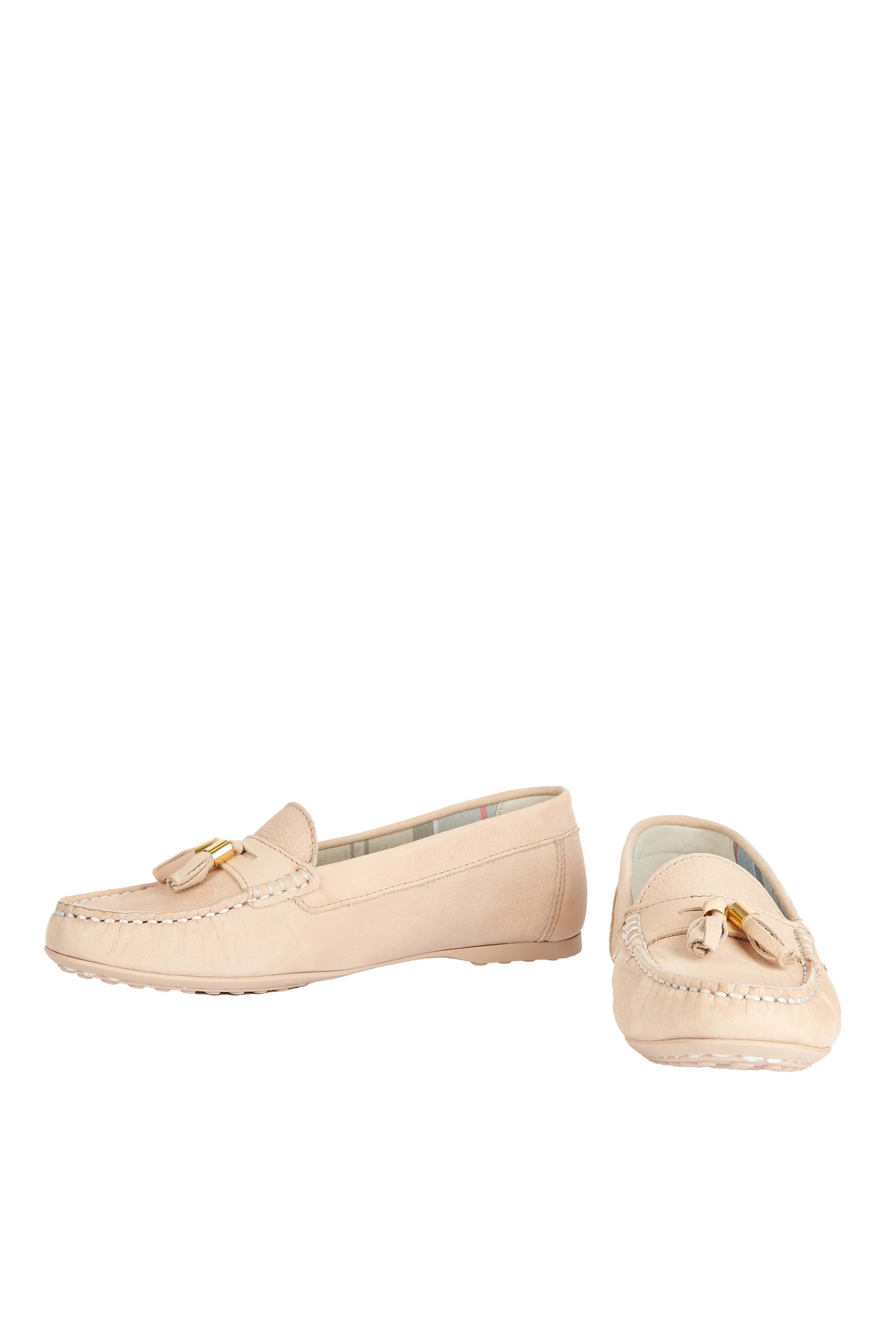 Barbour Myla Slip On Loafers - Nude