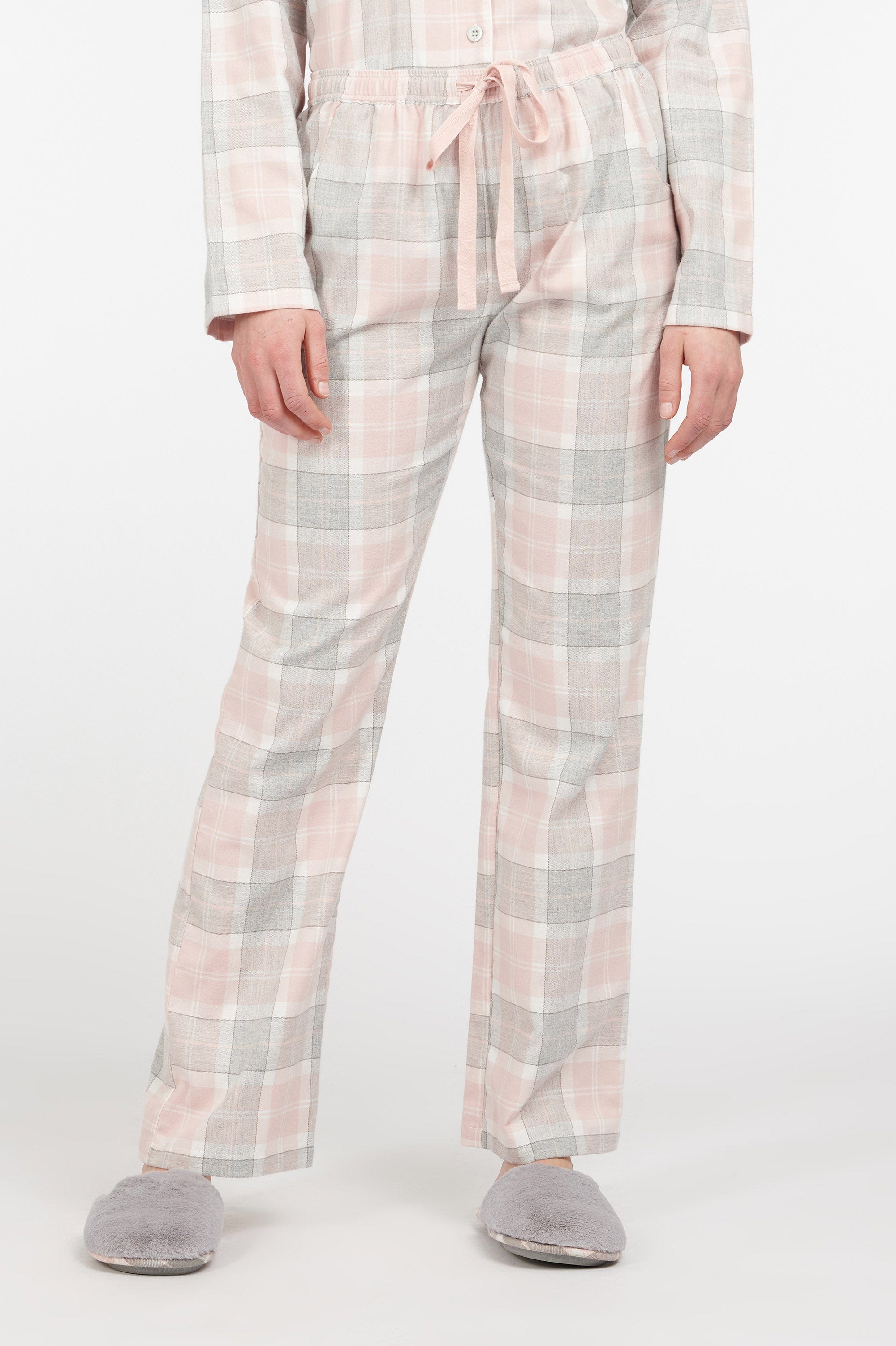 Barbour Nancy Pyjama Trousers - Pink Tartan