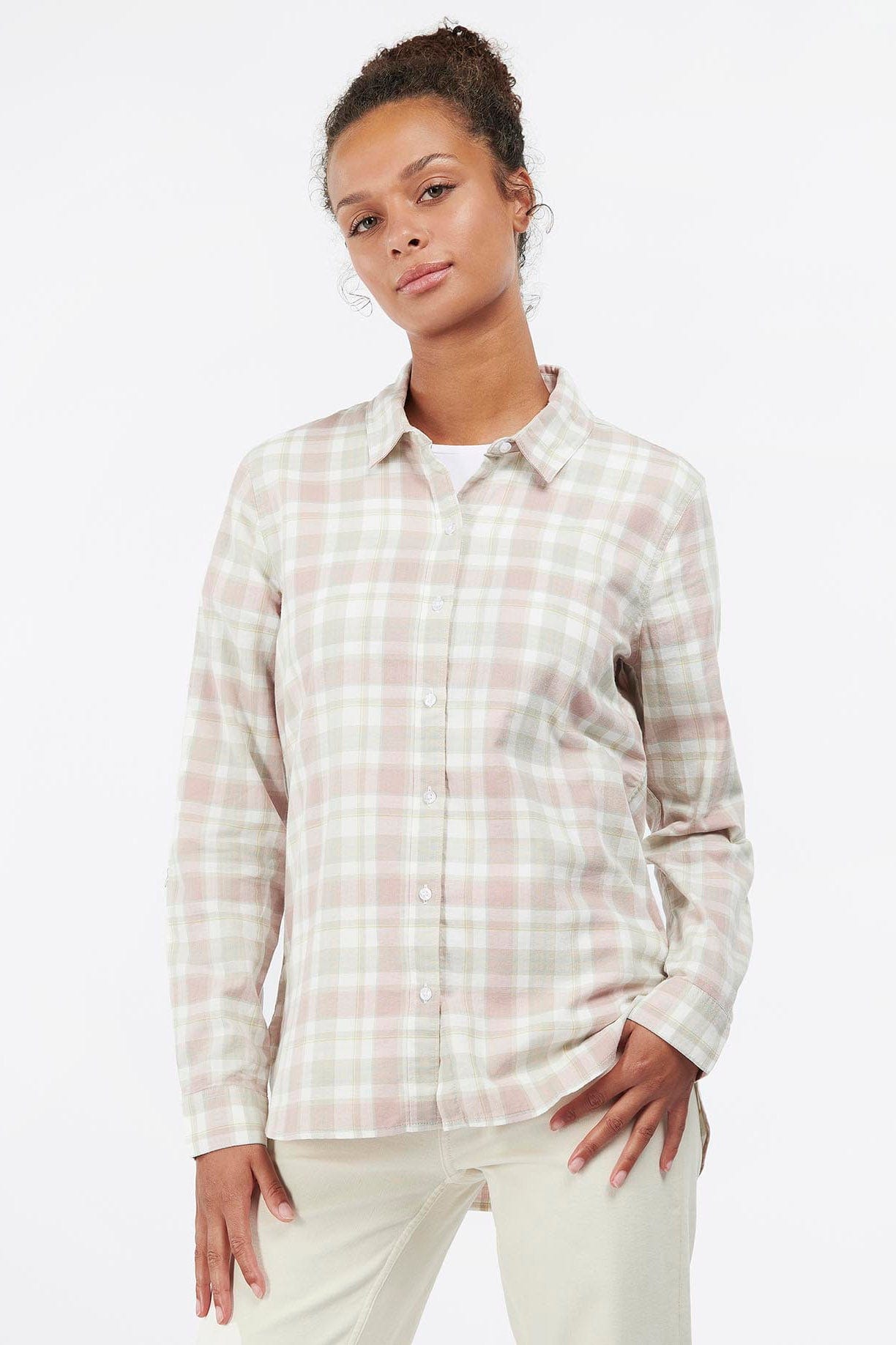 Barbour Newbury Shirt - Pastel Pink Check