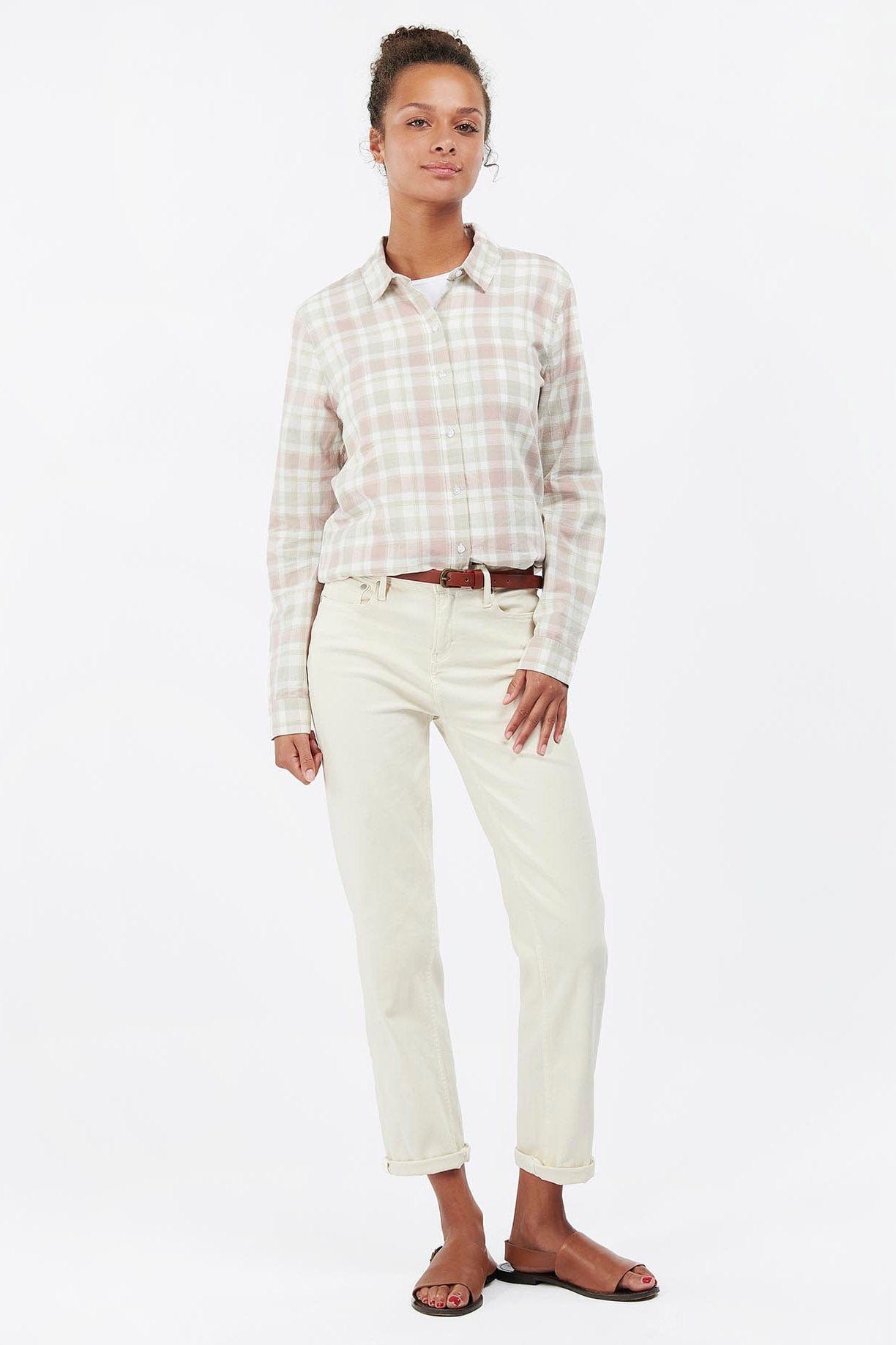 Barbour Newbury Shirt - Pastel Pink Check