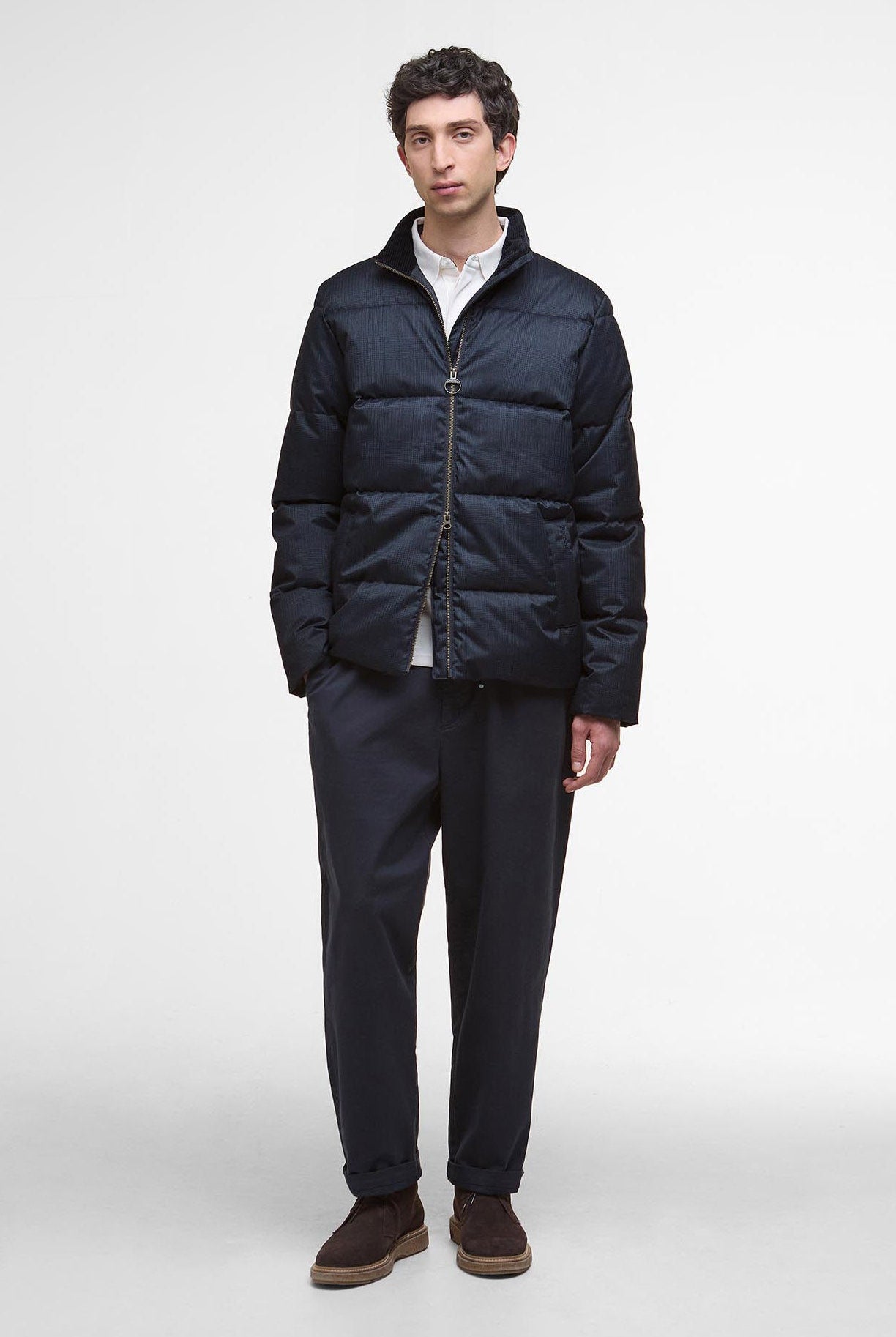 Barbour Northwood Puffer Jacket - Navy
