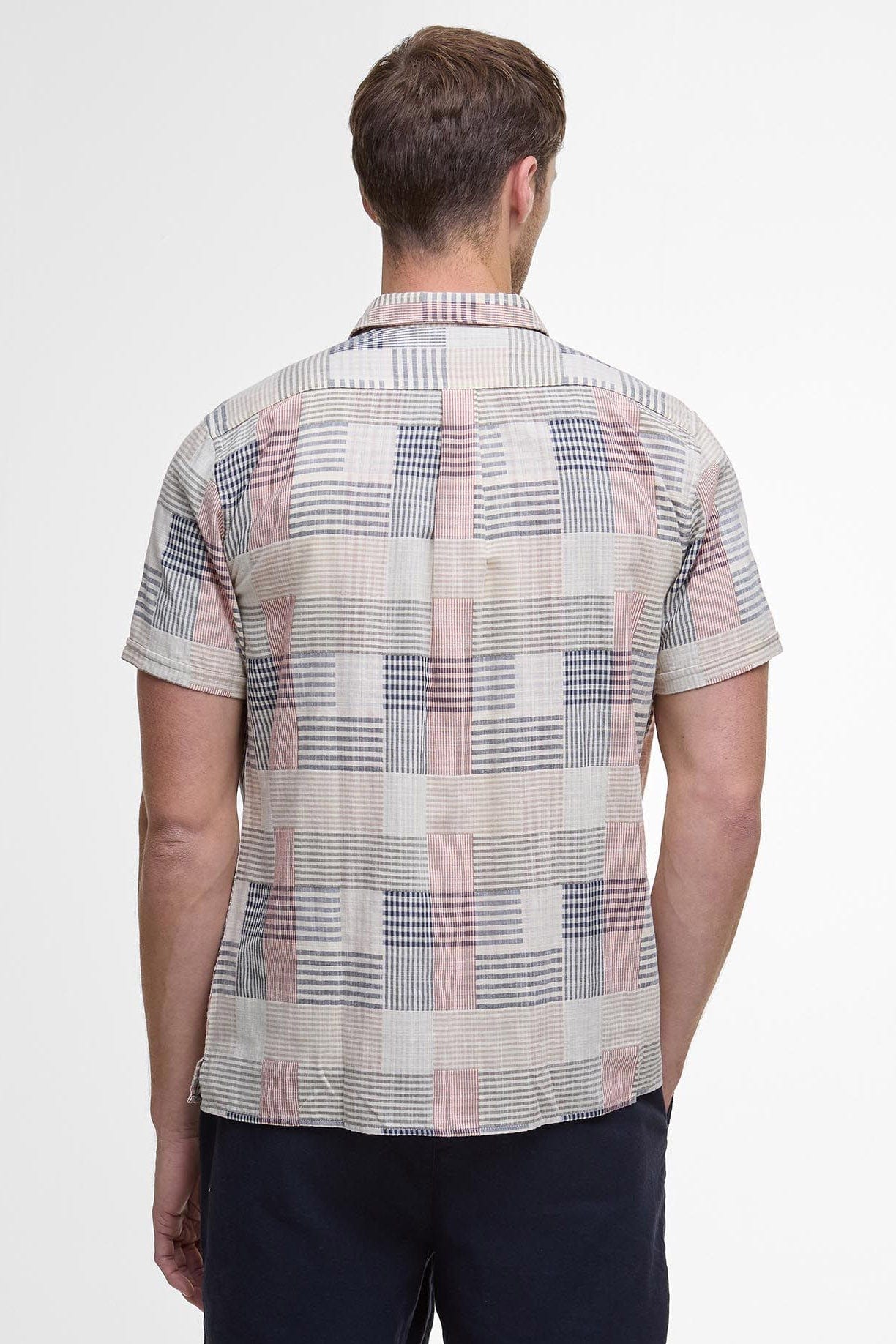 Barbour Oakshore Regular Fit Short Sleeve Shirt - Washed Stone