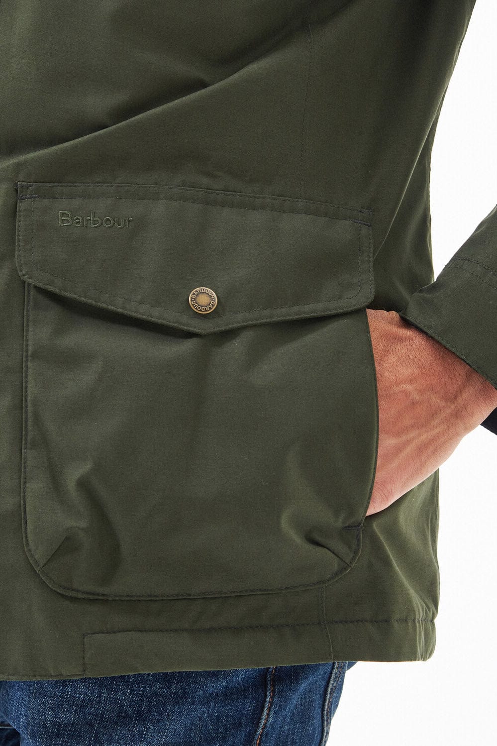 Barbour Ogston Waterproof Jacket - Olive