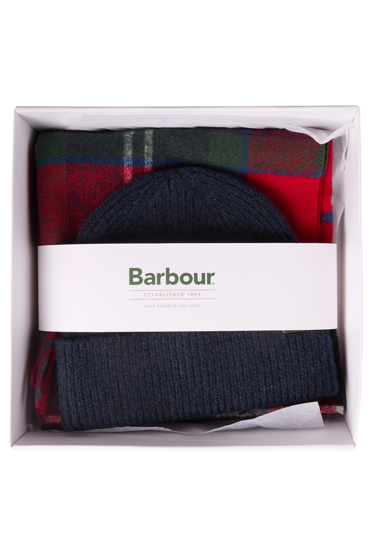 Barbour Olivia Beanie & Scarf Gift Set - Red Spruce LGS0107_RE51_OS