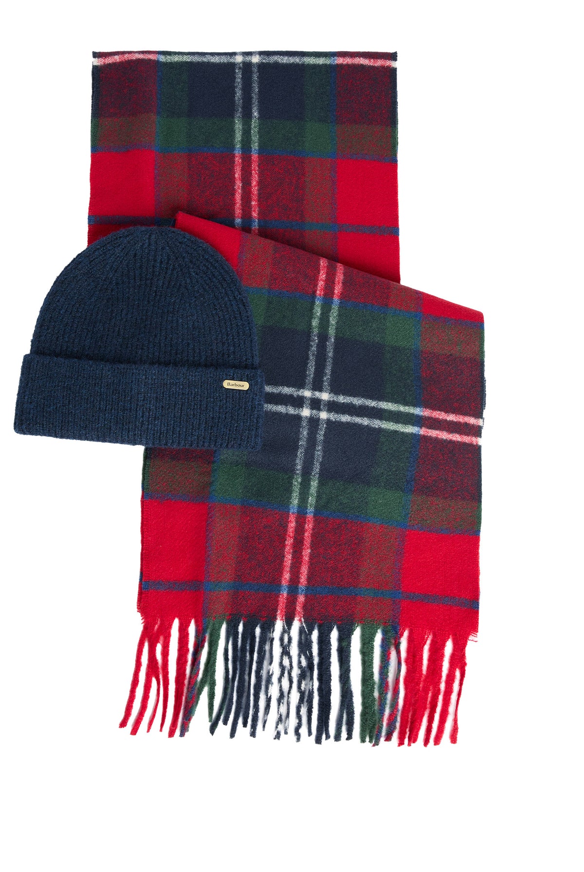 Barbour Olivia Beanie & Scarf Gift Set - Red Spruce LGS0107_RE51_OS