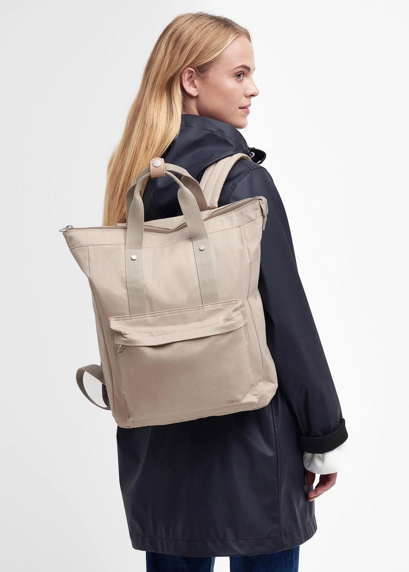 Barbour Olivia Cotton Canvas Backpack - Light Sand LBA0369_SN11_OS