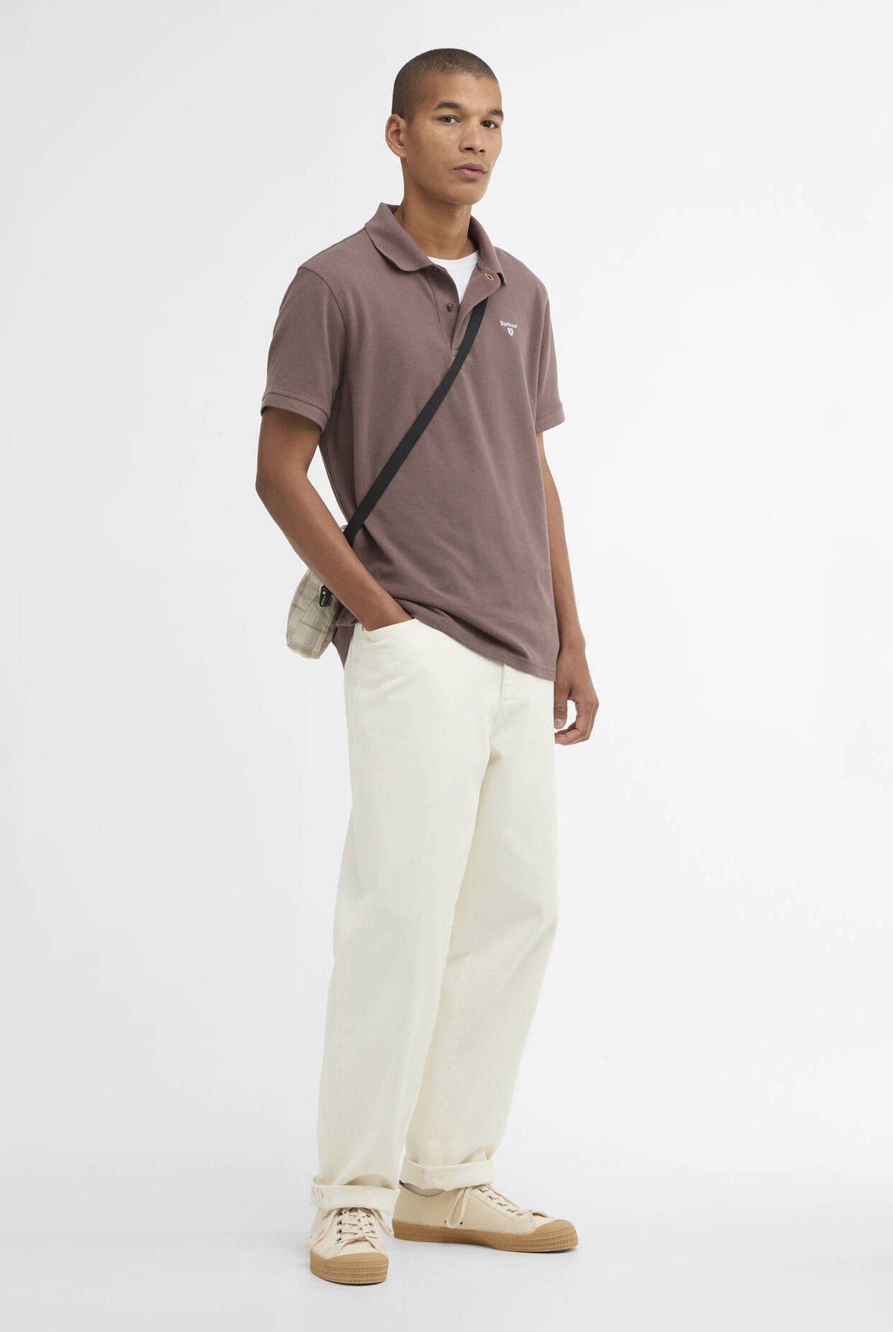 Barbour Original Sports Polo - Peppercorn