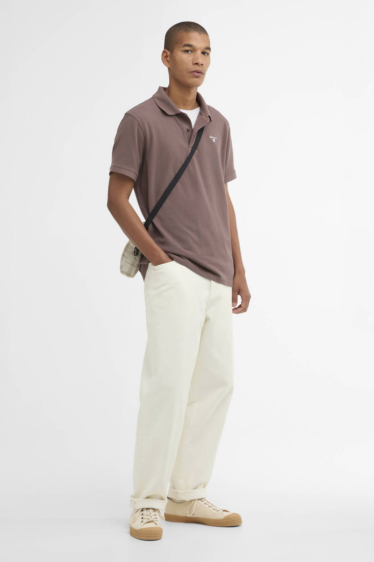Barbour Original Sports Polo - Peppercorn