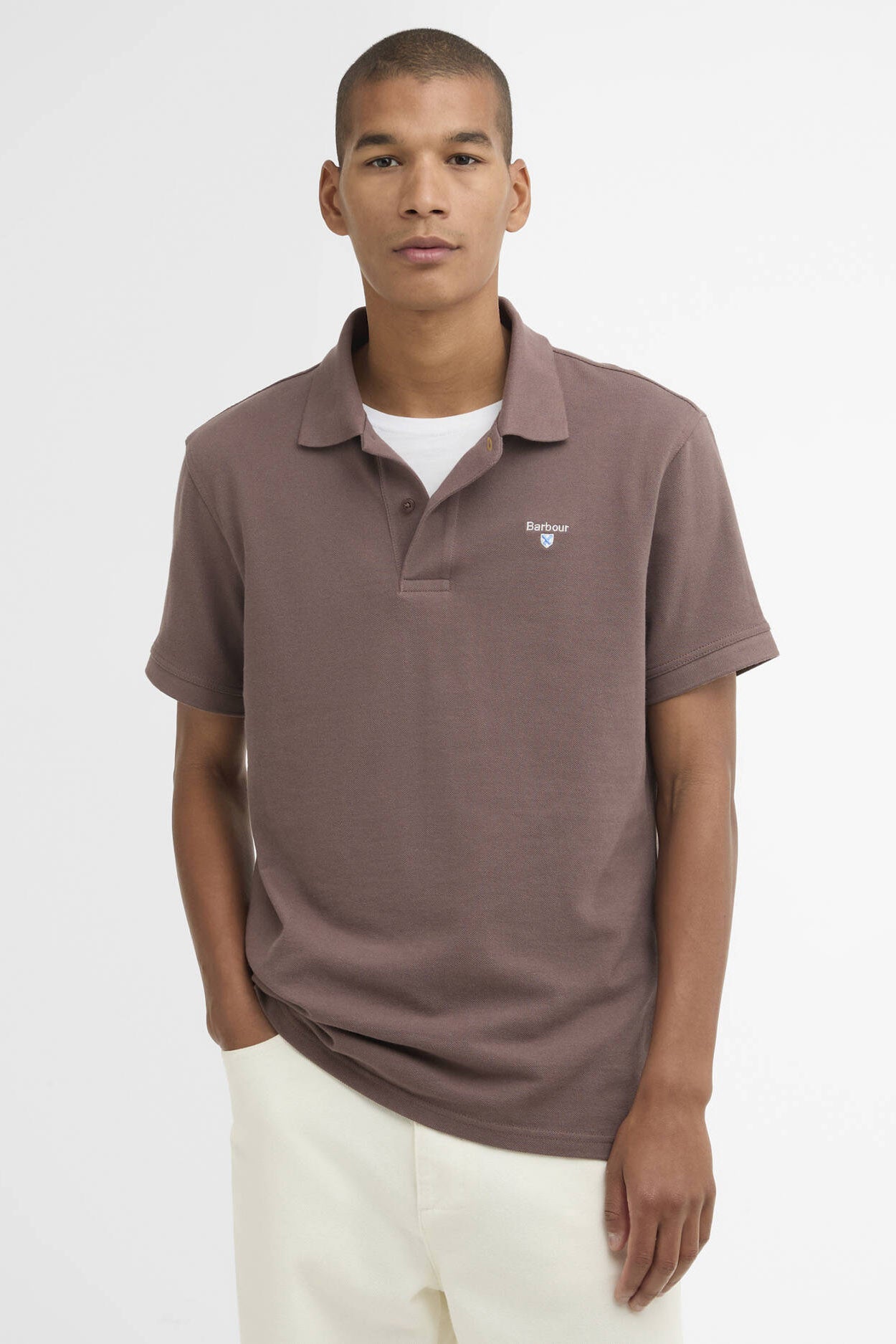Barbour Original Sports Polo - Peppercorn