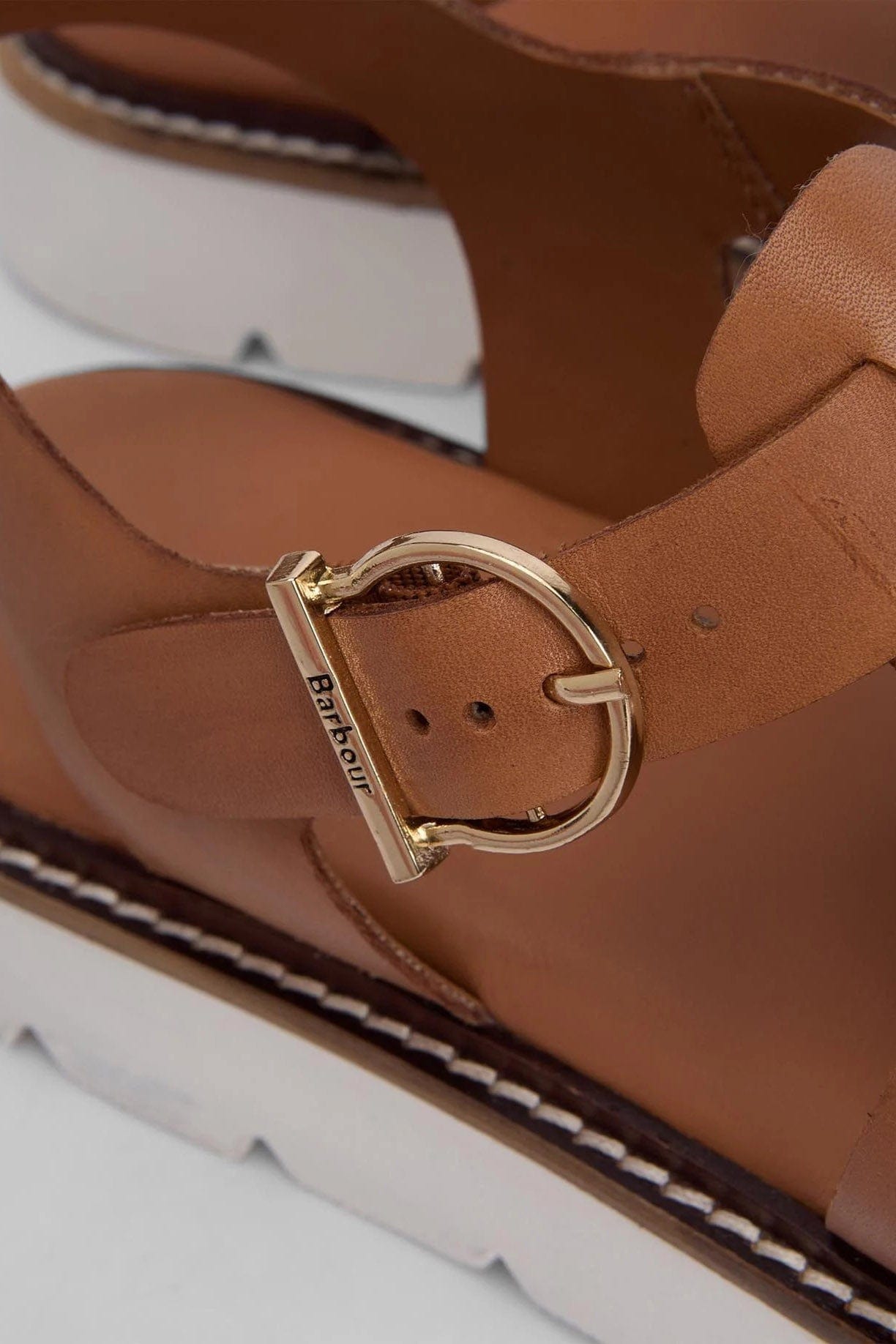 Barbour Otterburn Leather Sandals - Tan