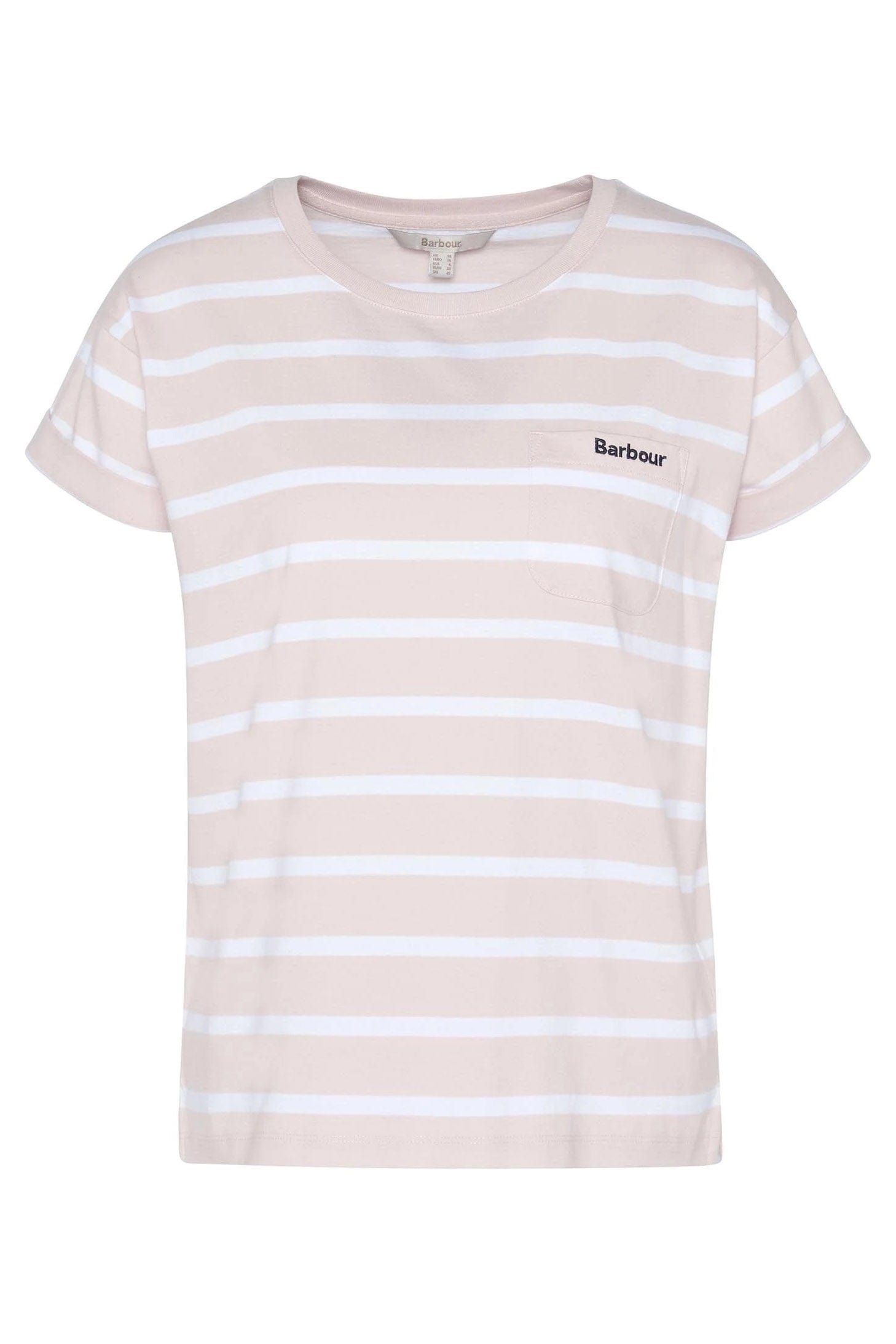 Barbour Otterburn Stipe T-Shirt - Primrose Pink