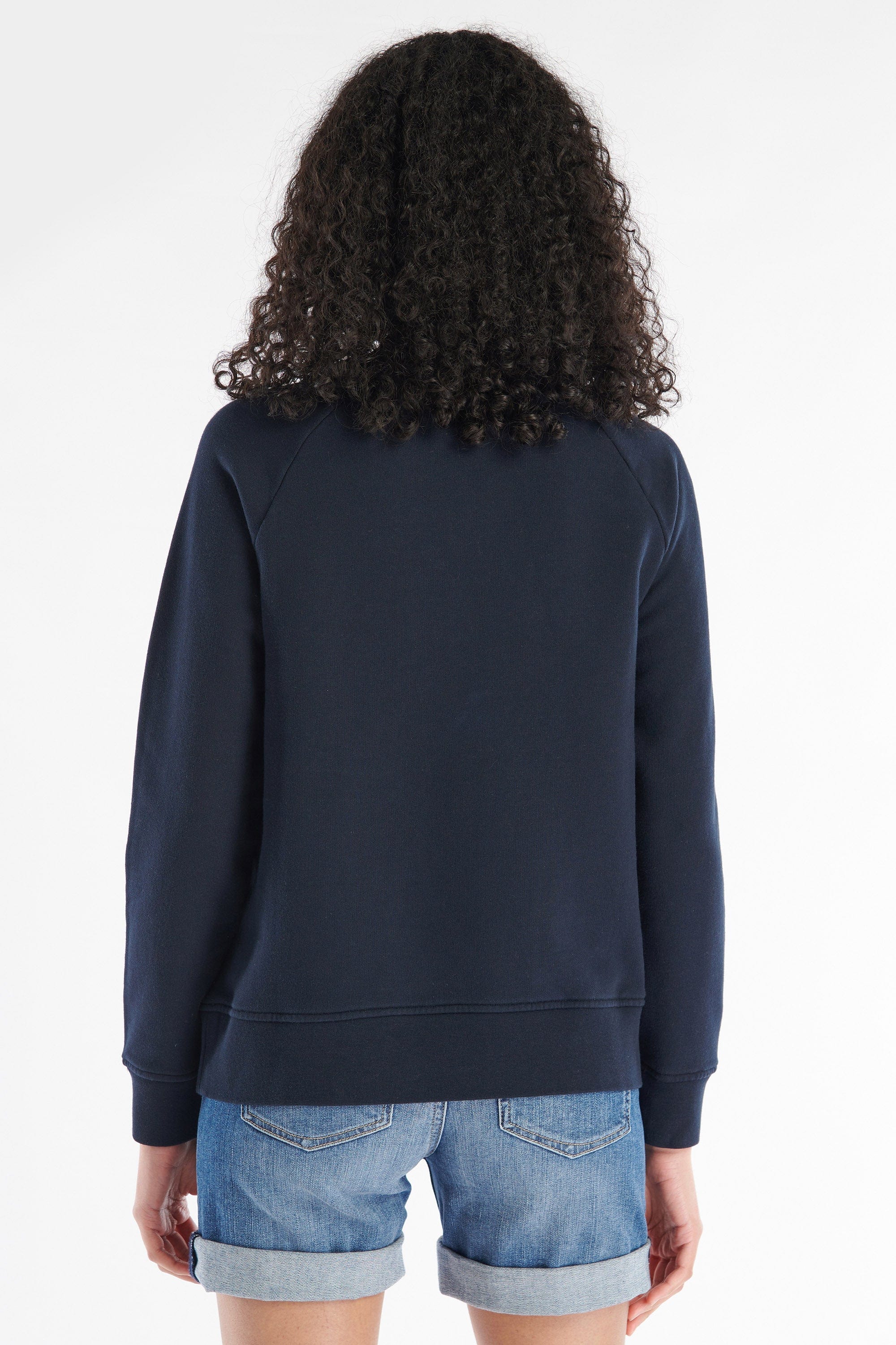 Barbour Otterburn Sweatshirt - Navy/Begonia