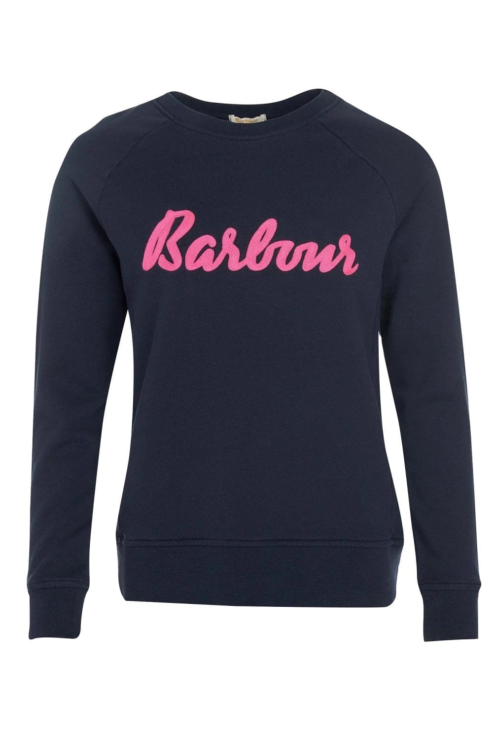 Barbour Otterburn Sweatshirt - Navy/Fuchsia