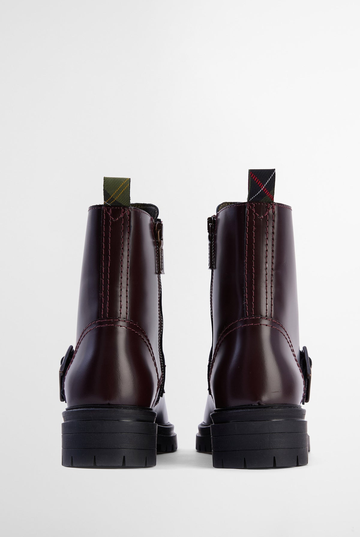 Barbour Ouseburne Biker Boot - Cherry Glace