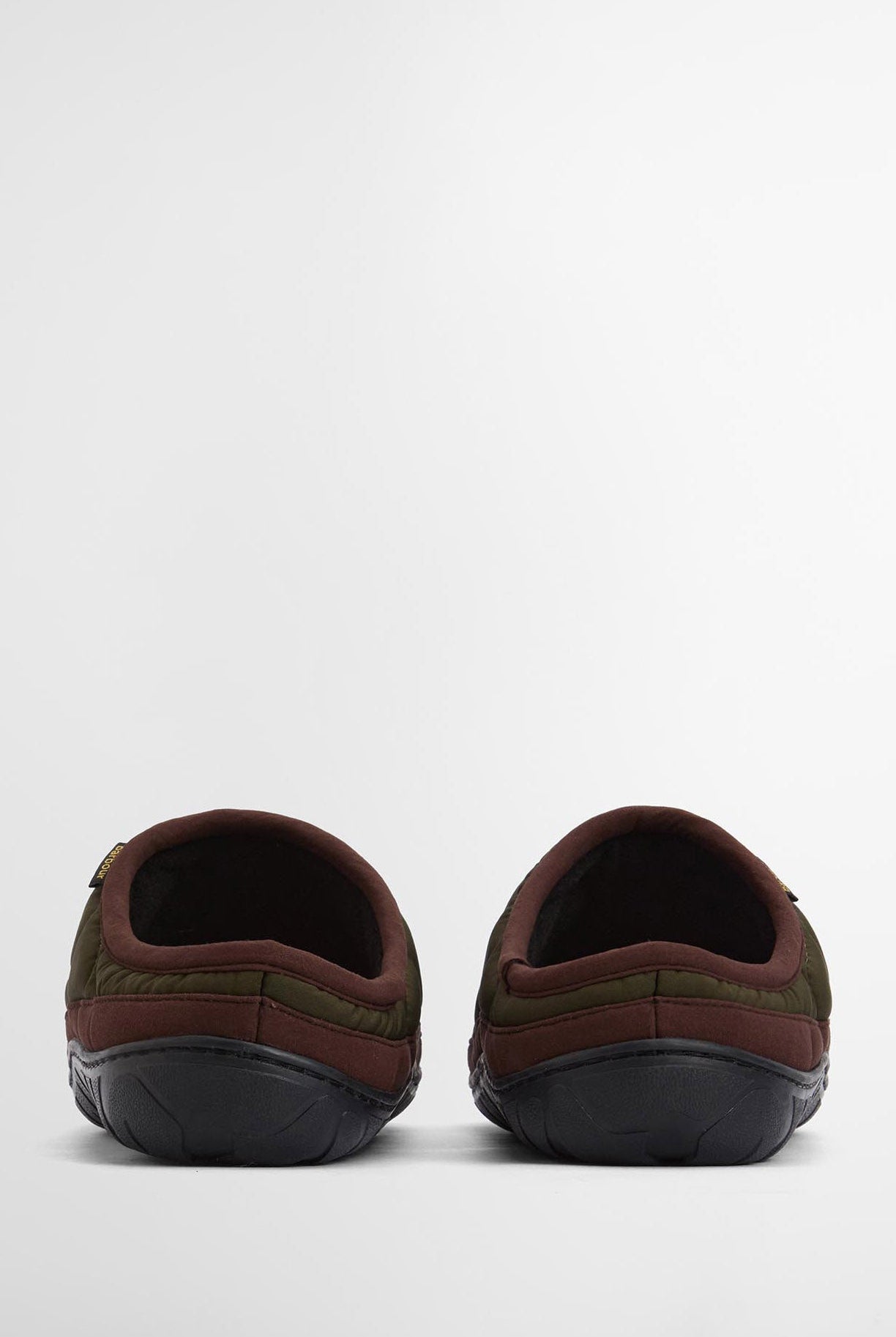 Barbour Outdale Slippers - Olive/Brown