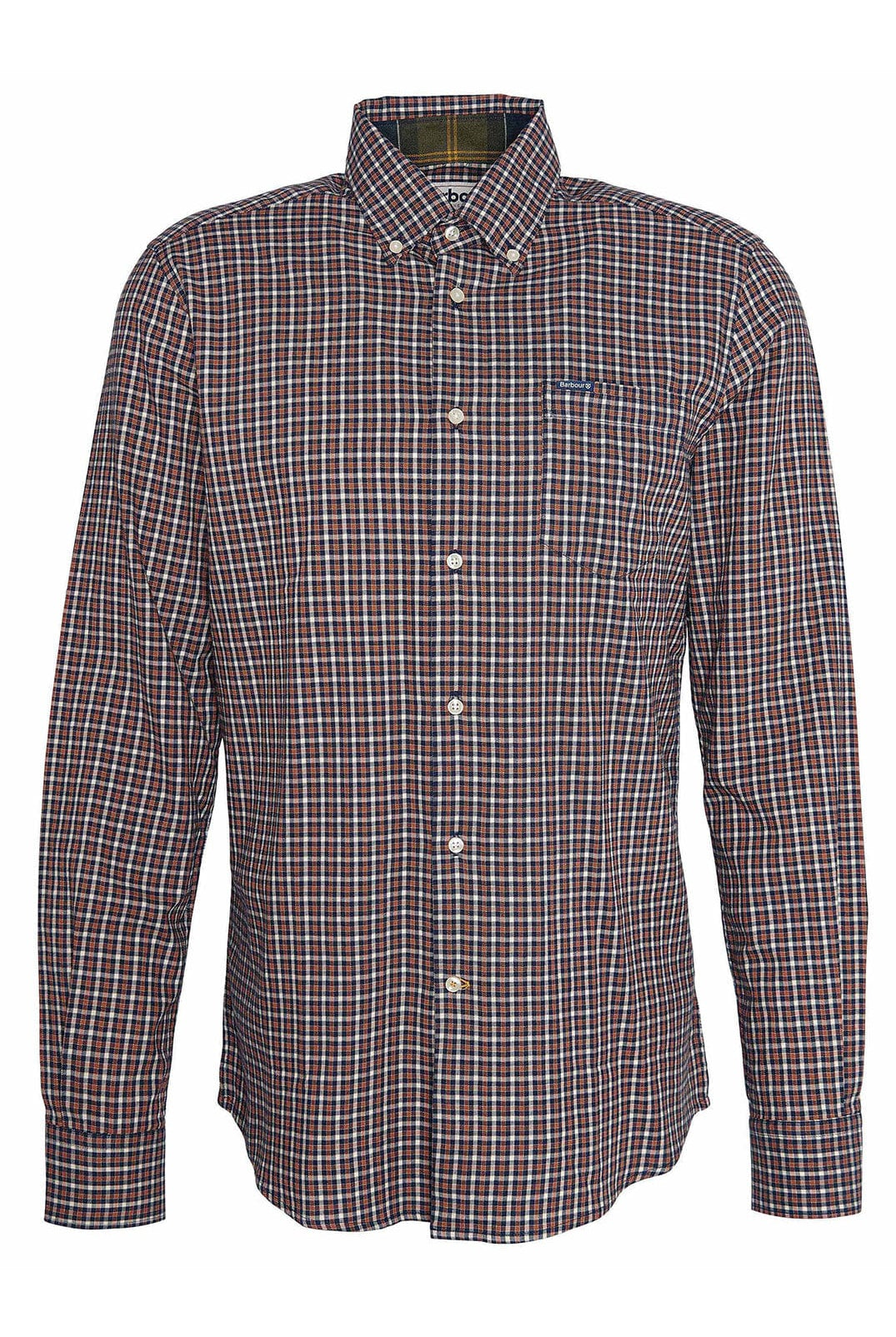 Barbour Padshaw Tailored Gingham Shirt - Navy