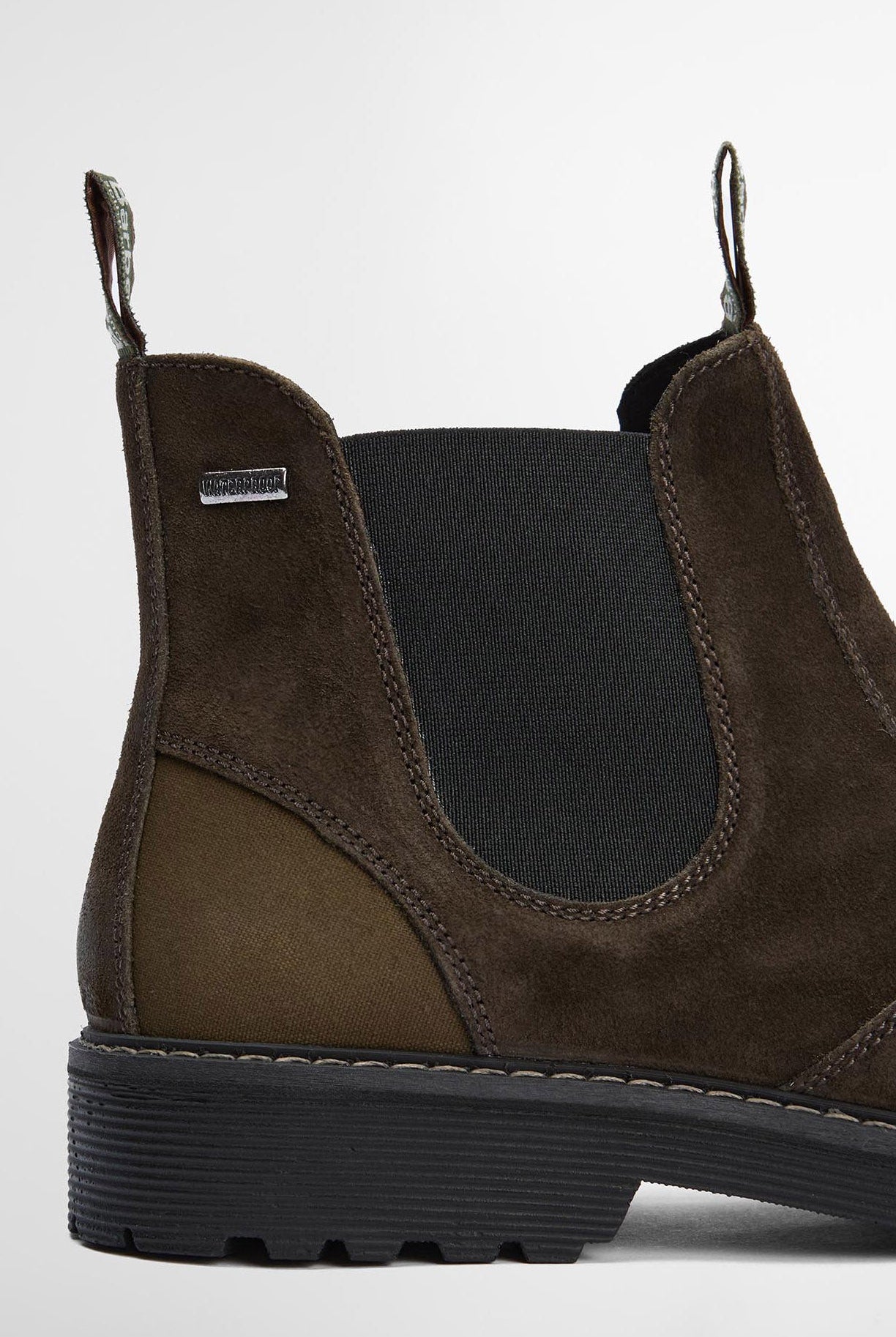 Barbour Patton Chelsea Boots - Oiled Brown Suede
