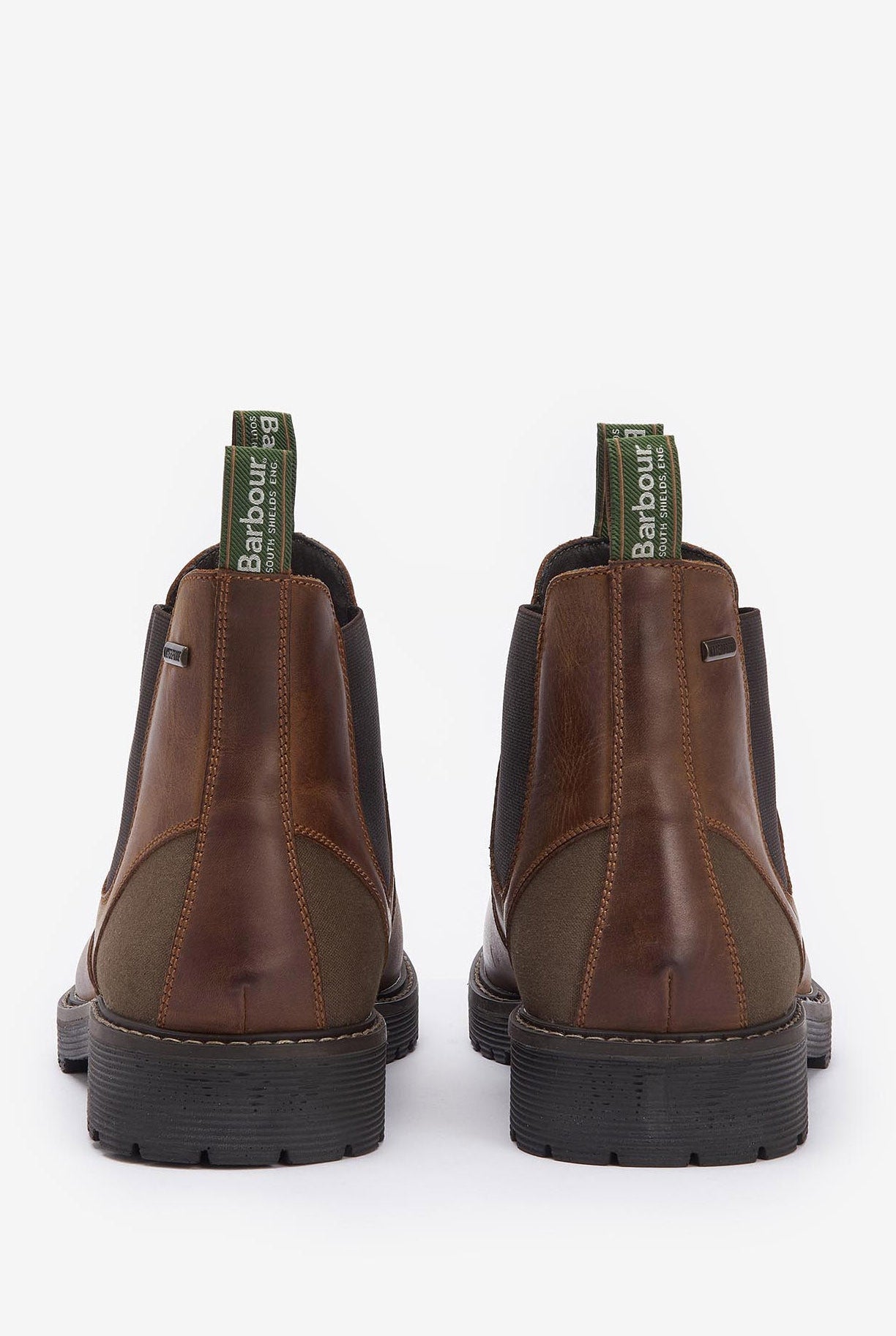 Barbour Patton Chelsea Boots - Teak