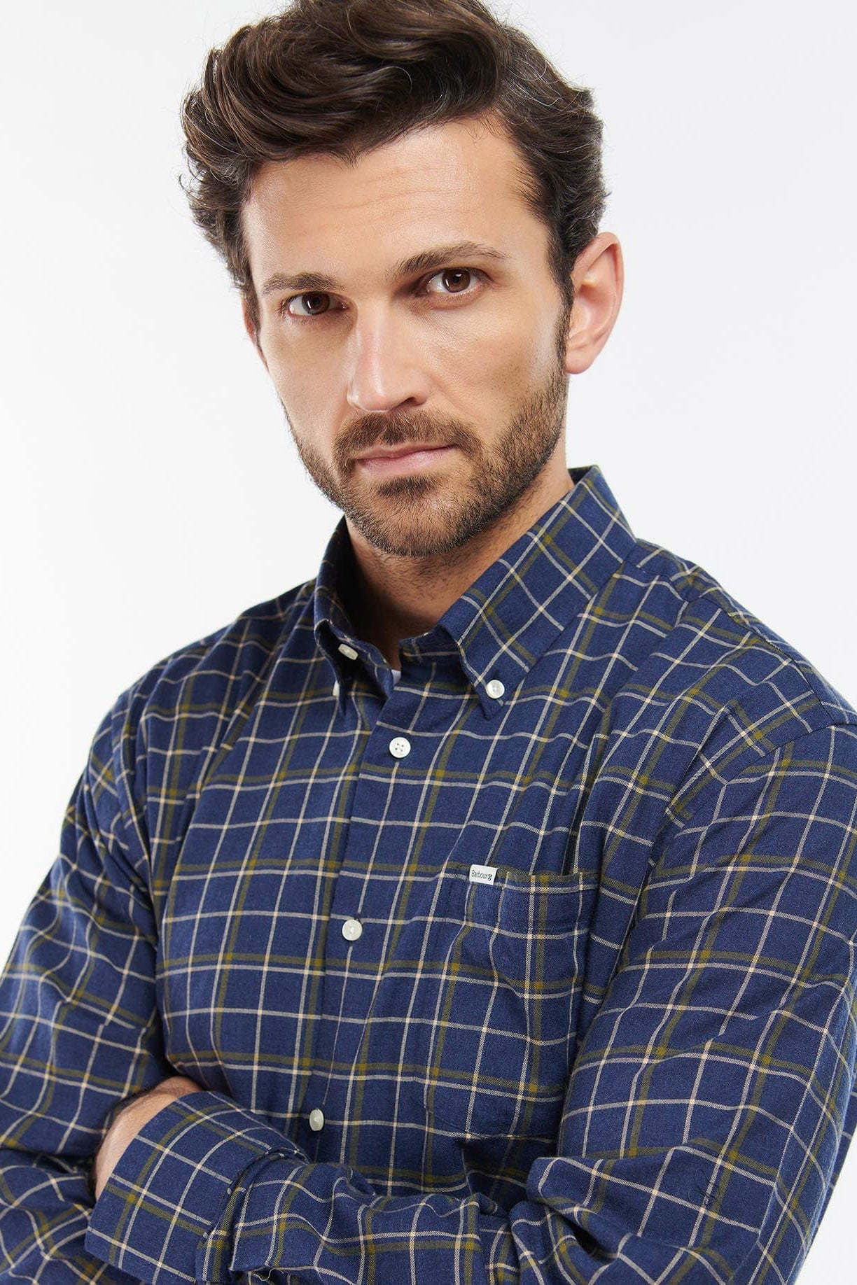 Barbour Pelton Regular Shirt - Navy