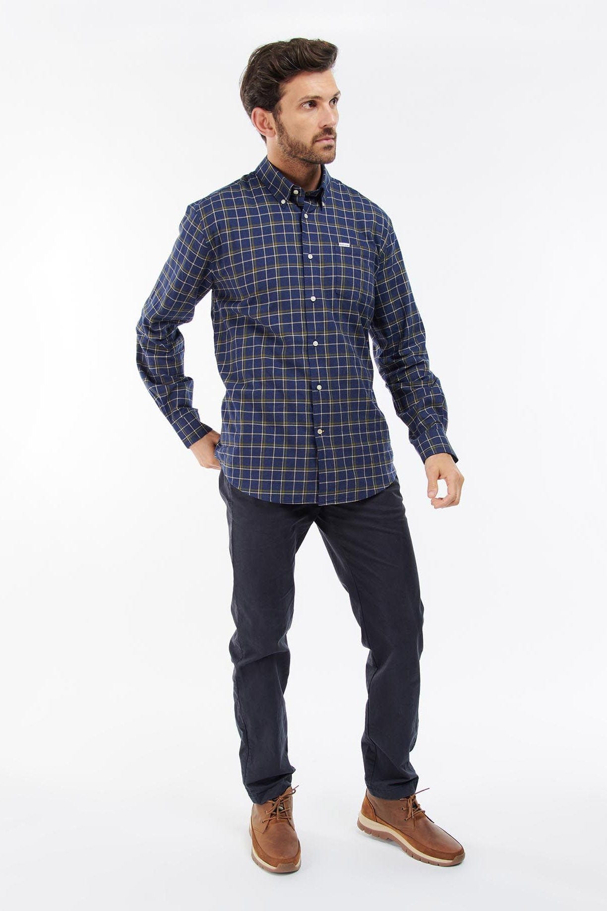 Barbour Pelton Regular Shirt - Navy