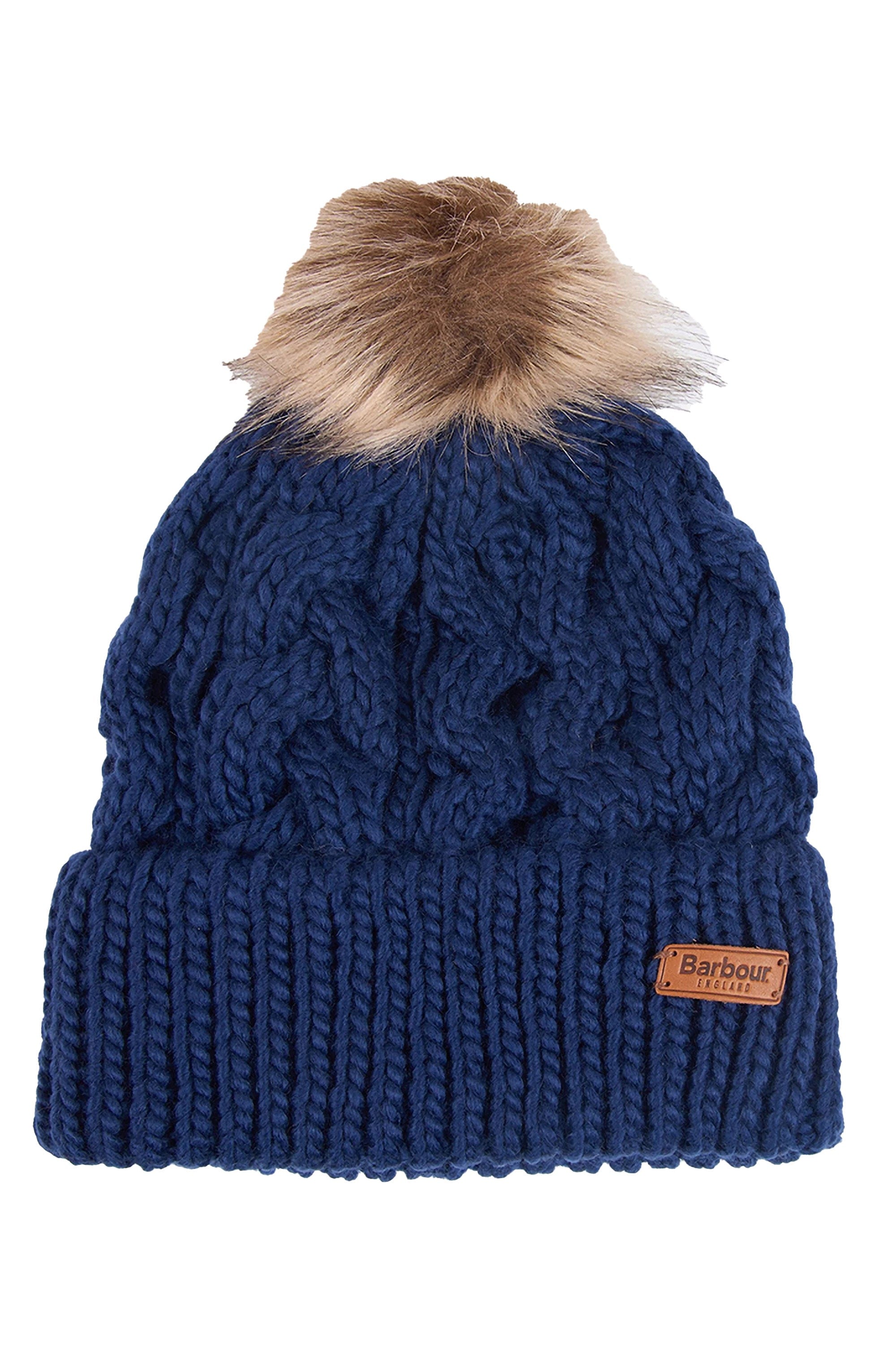 Barbour Penshaw Cable Beanie - Navy LHA0386_NY15_OS