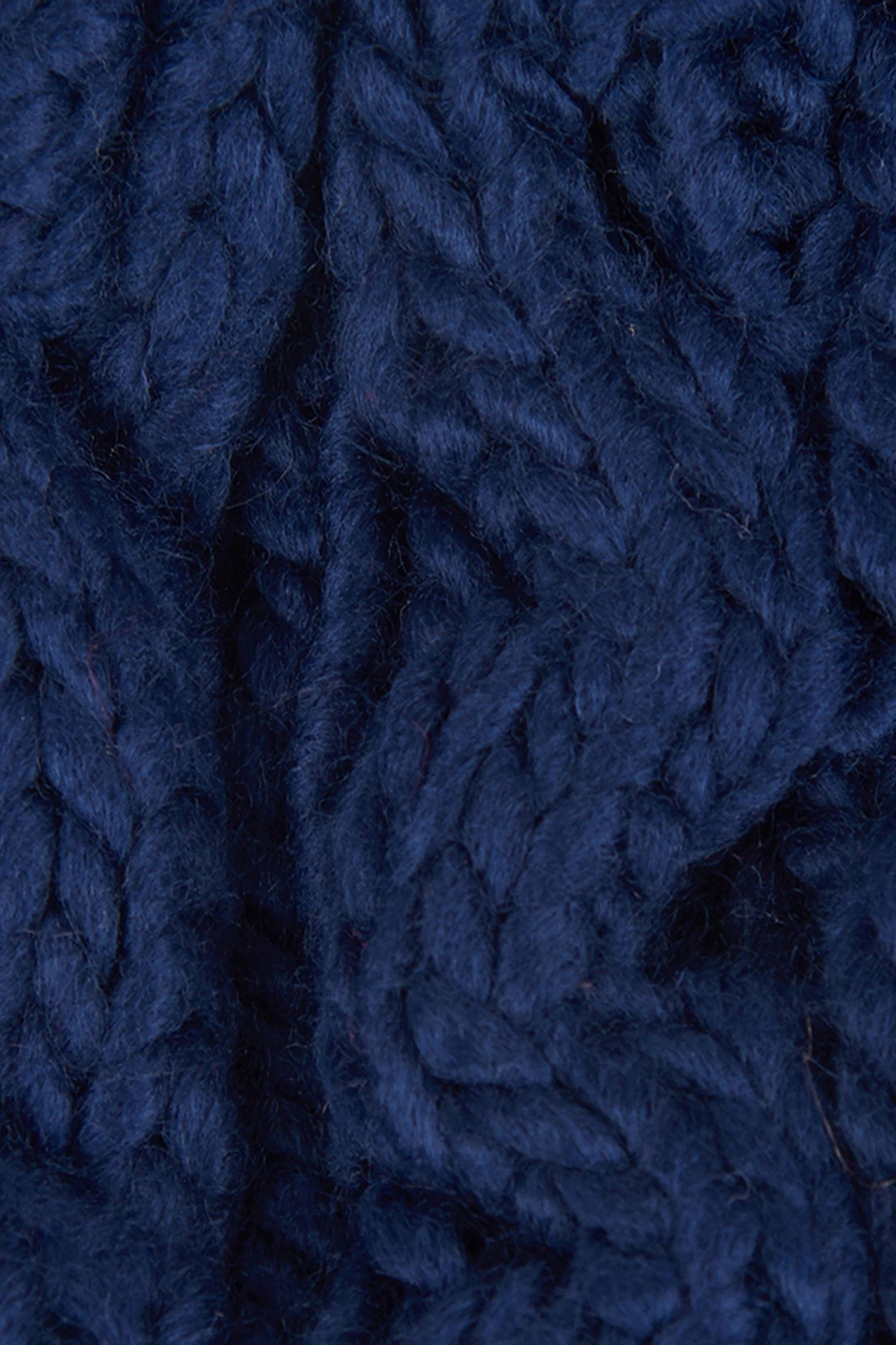 Barbour Penshaw Cable Beanie - Navy LHA0386_NY15_OS