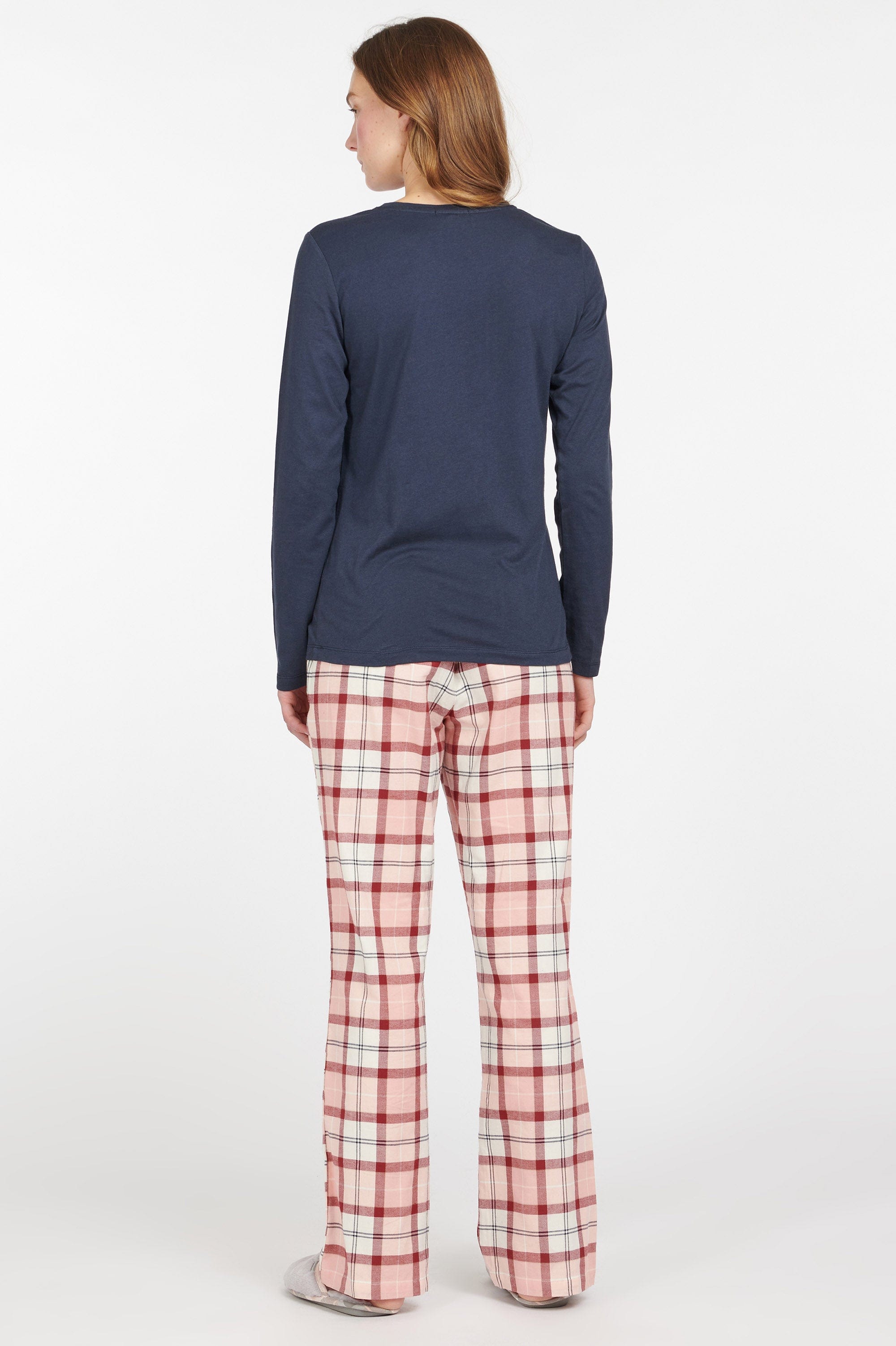Barbour Phoebe Pyjama Set - Red/Pink Tartan