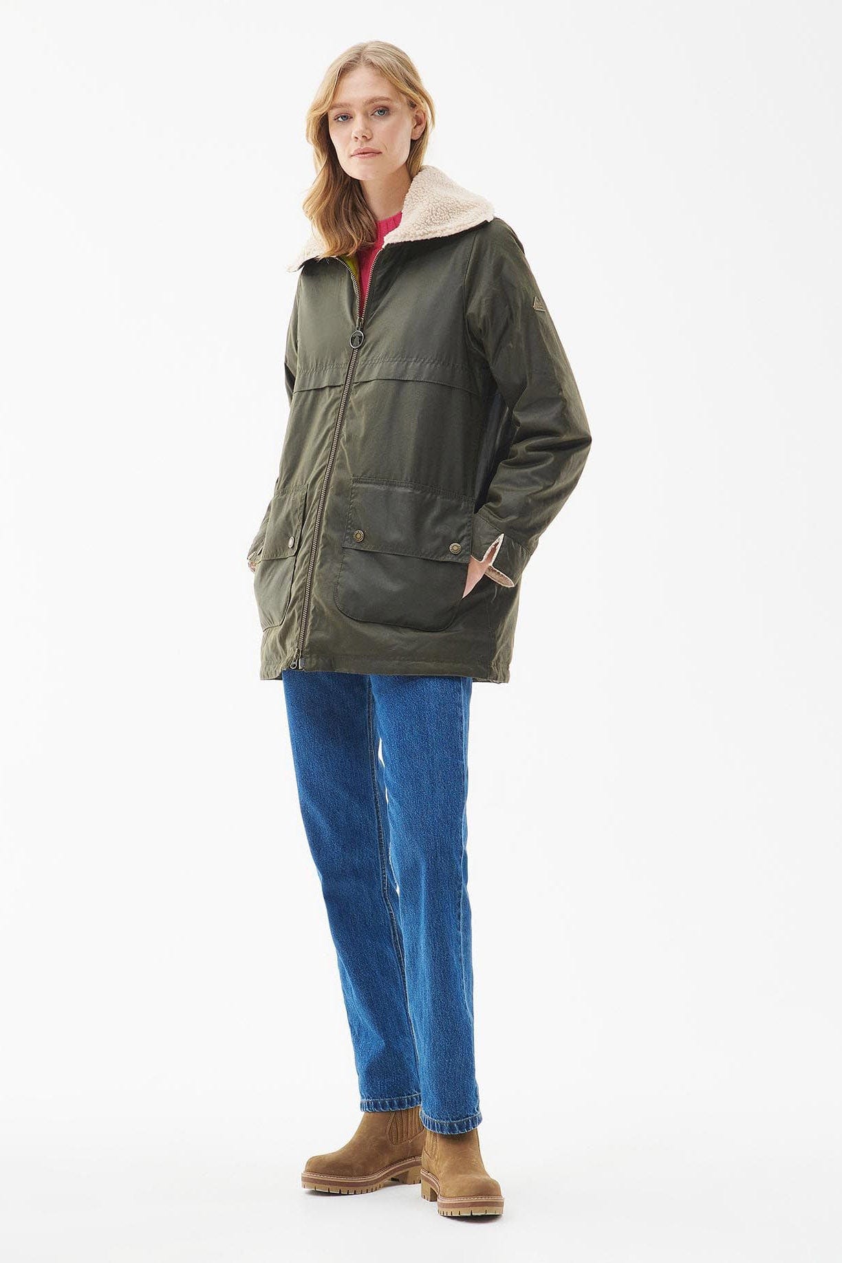 Barbour Pine Wax Jacket - Archive Olive