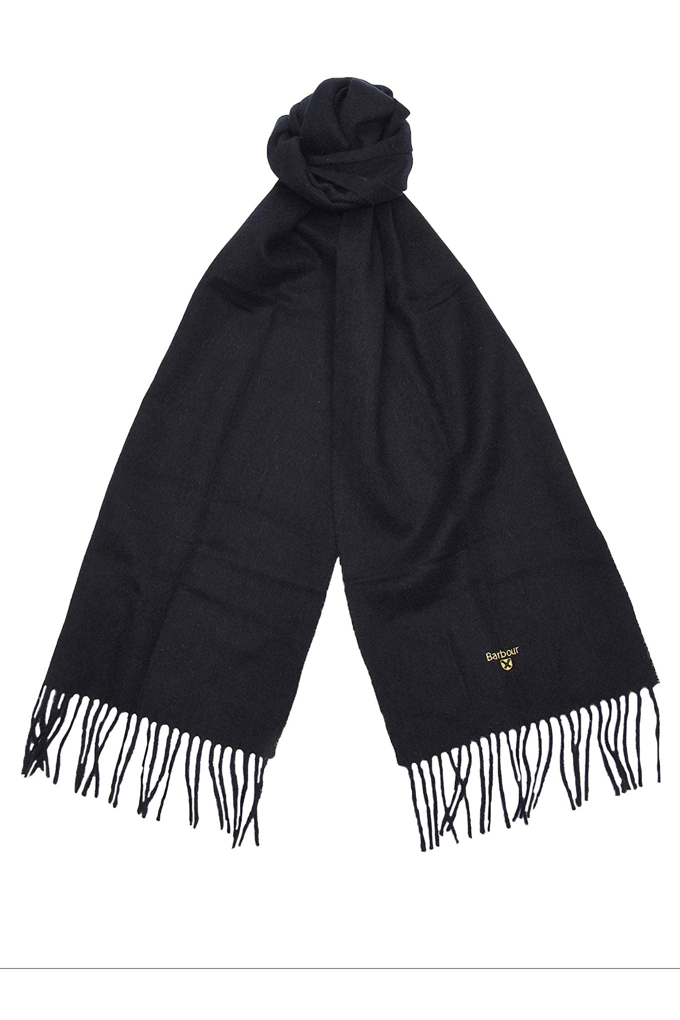 Barbour Plain Lambswool Scarf - Black USC0008_BK11_OS