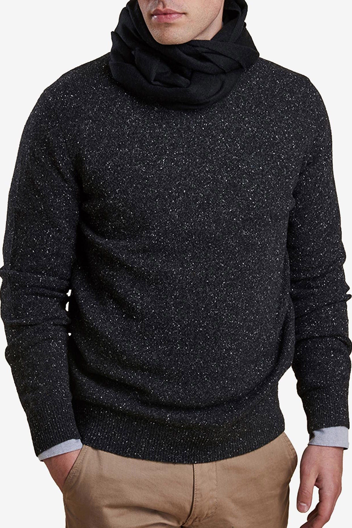 Barbour Plain Lambswool Scarf - Black USC0008_BK11_OS