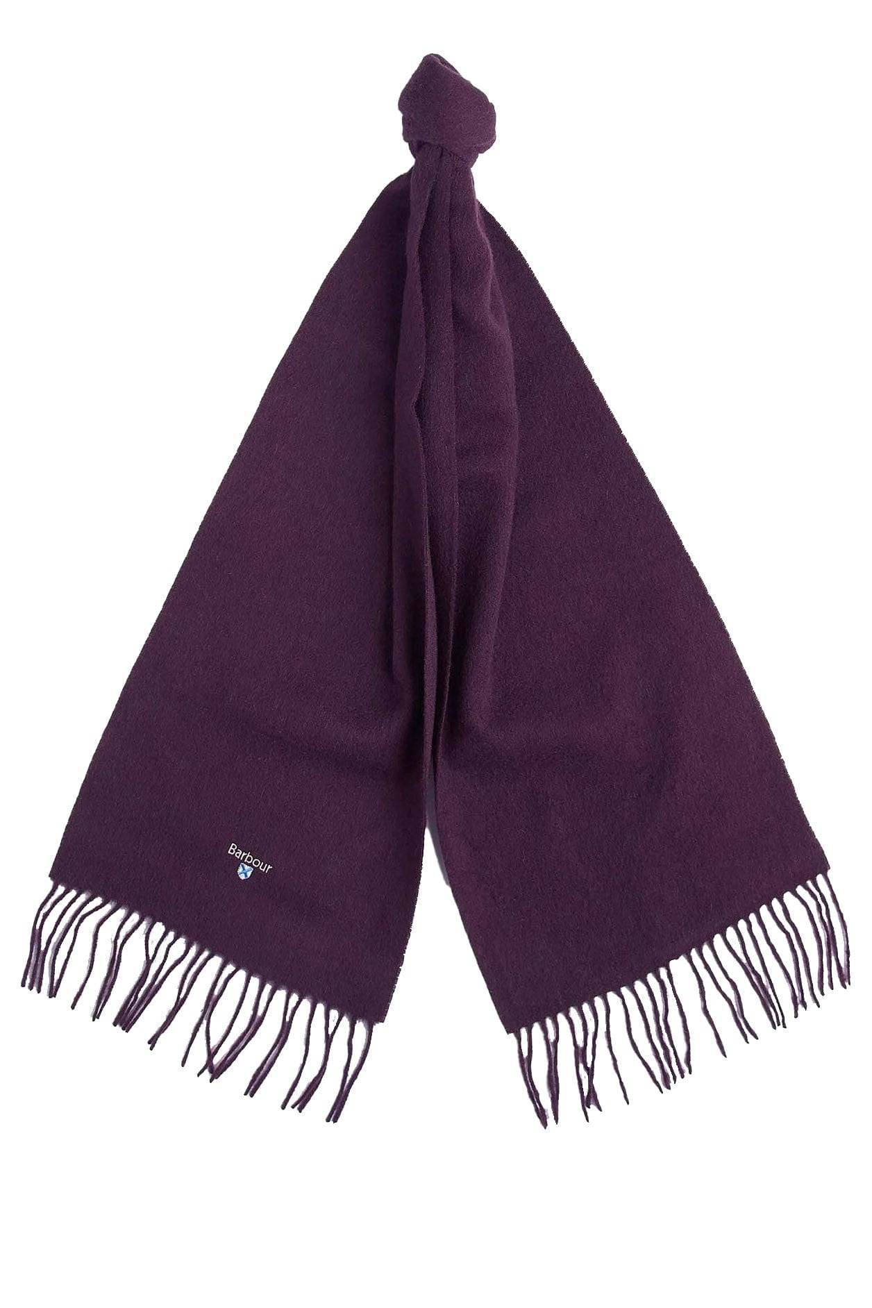 Barbour Plain Lambswool Scarf - Damson USC0008_PU35_OS