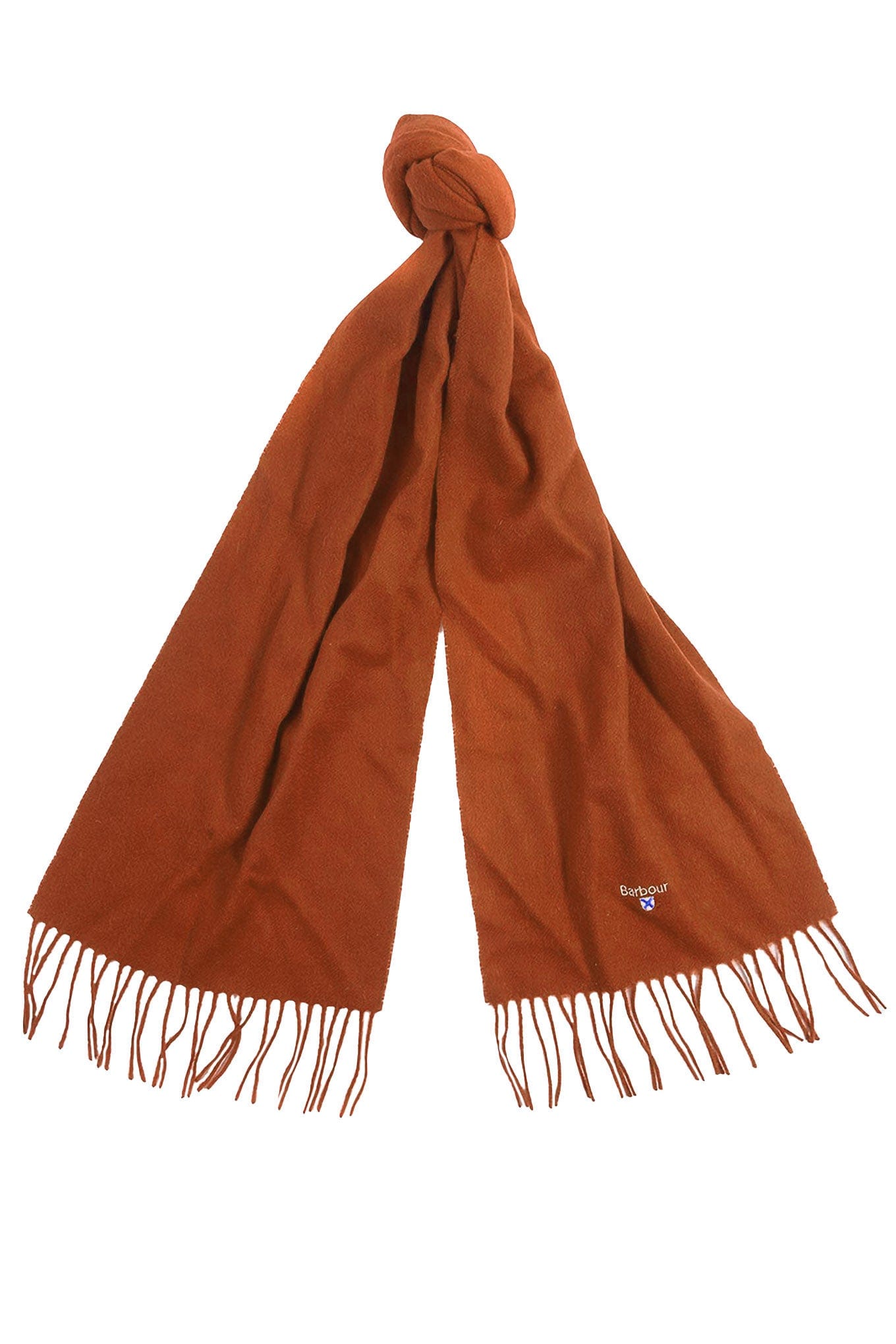 Barbour Plain Lambswool Scarf - Dark Ginger USC0008_OR94_OS