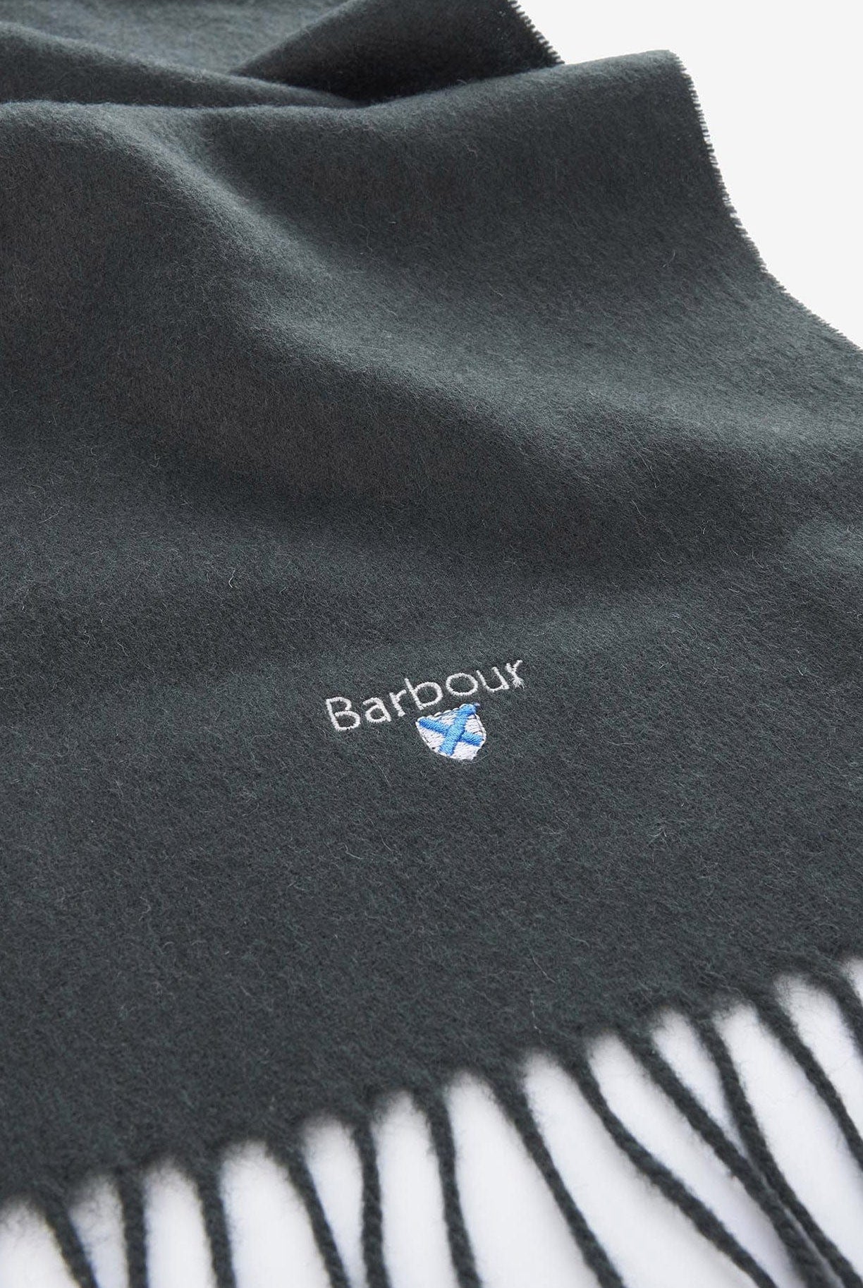 Barbour Plain Lambswool Scarf - Forest Green USC0008_GN89_OS