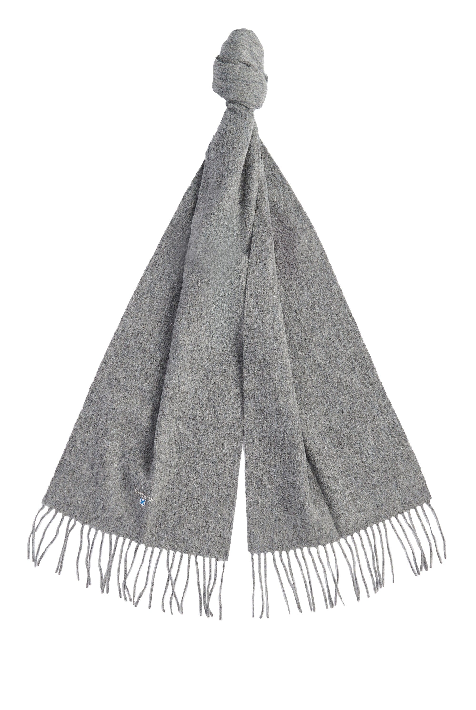Barbour Plain Lambswool Scarf - Light Grey Marl USC0008_GY31_OS