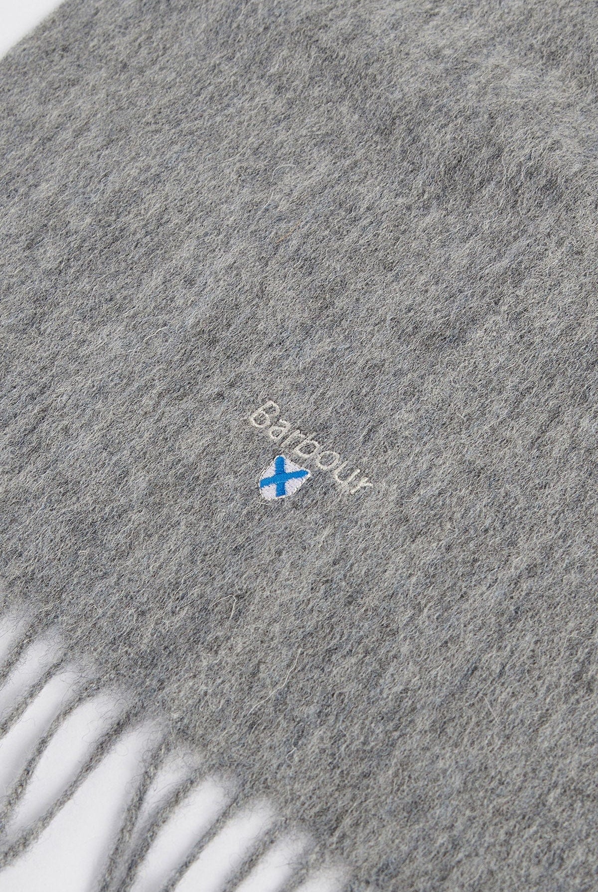 Barbour Plain Lambswool Scarf - Light Grey Marl USC0008_GY31_OS