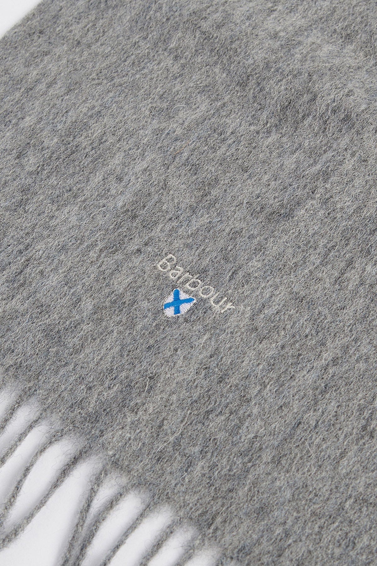 Barbour Plain Lambswool Scarf - Light Grey Marl USC0008_GY31_OS