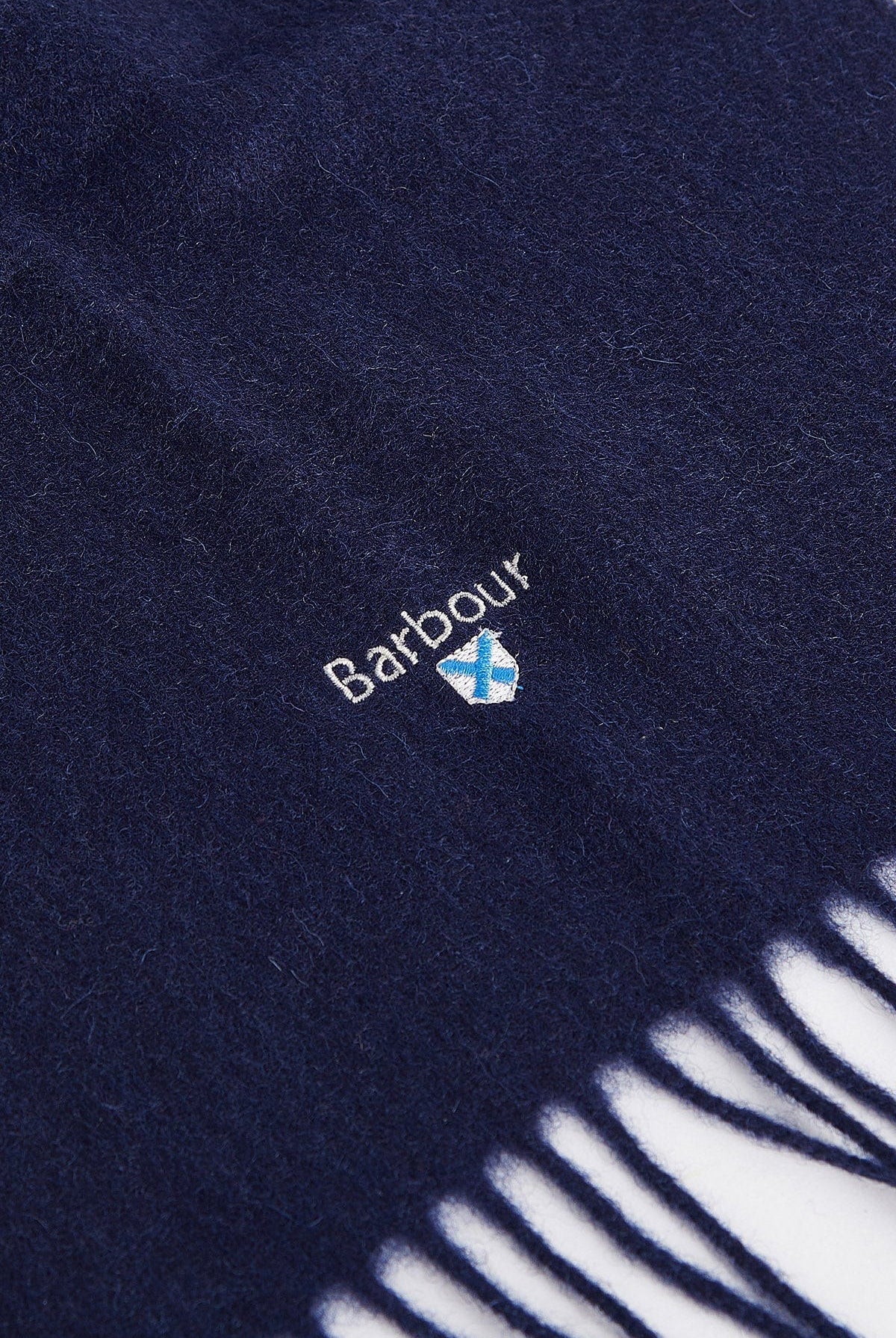 Barbour Plain Lambswool Scarf - Navy USC0008_NY11_OS