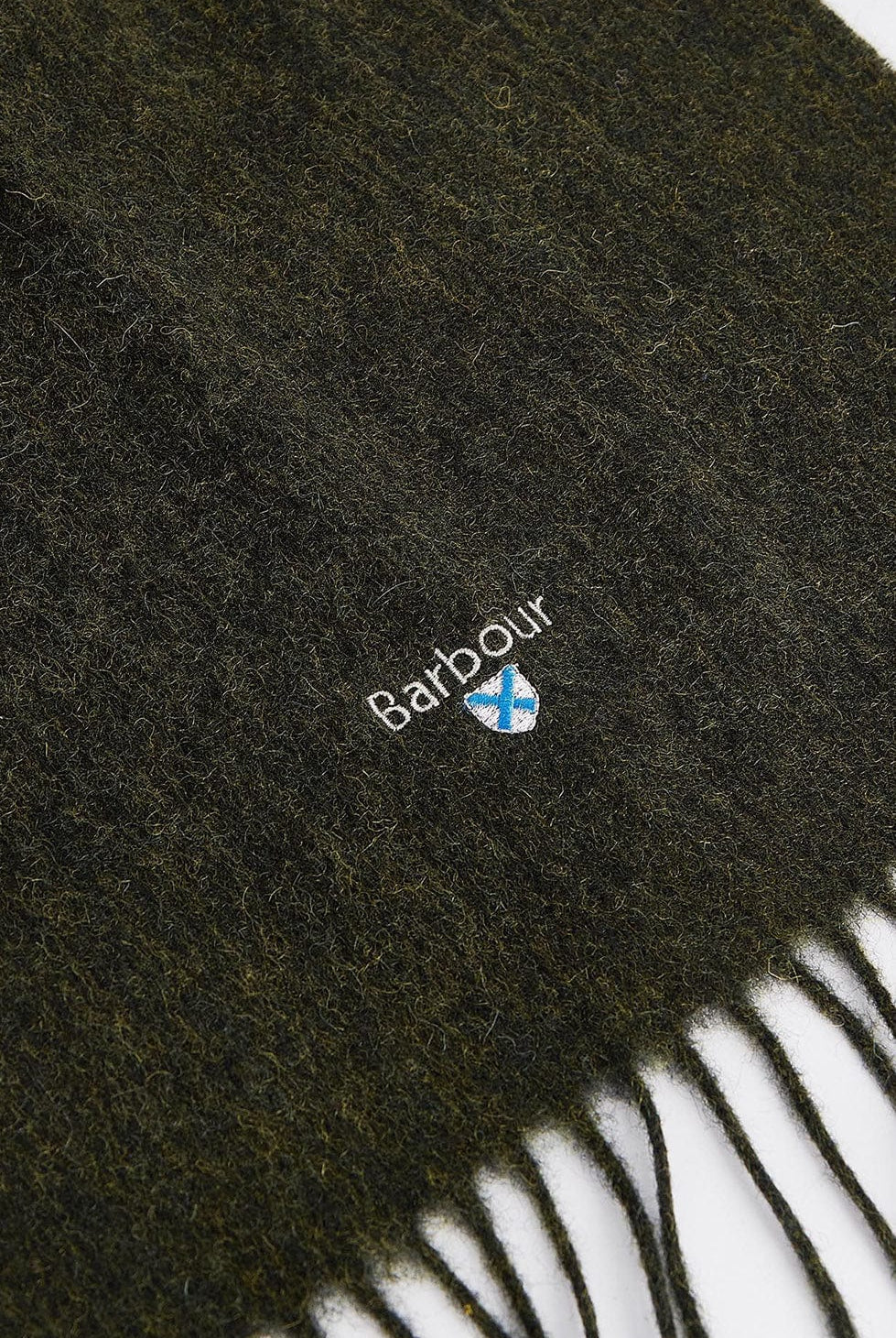 Barbour Plain Lambswool Scarf - Seaweed USC0008_GN31_OS