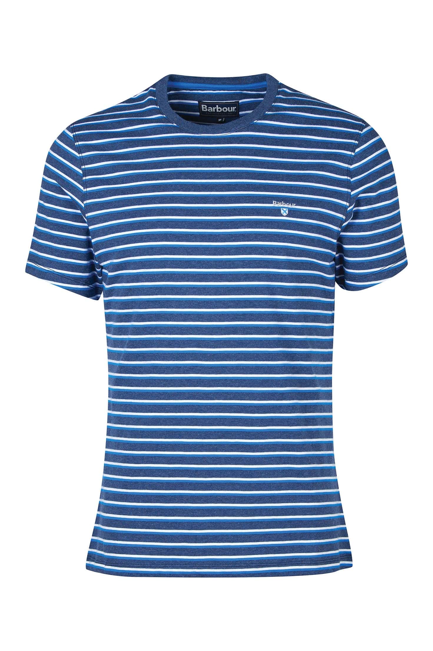 Barbour Ponte Stripe T Shirt - Navy