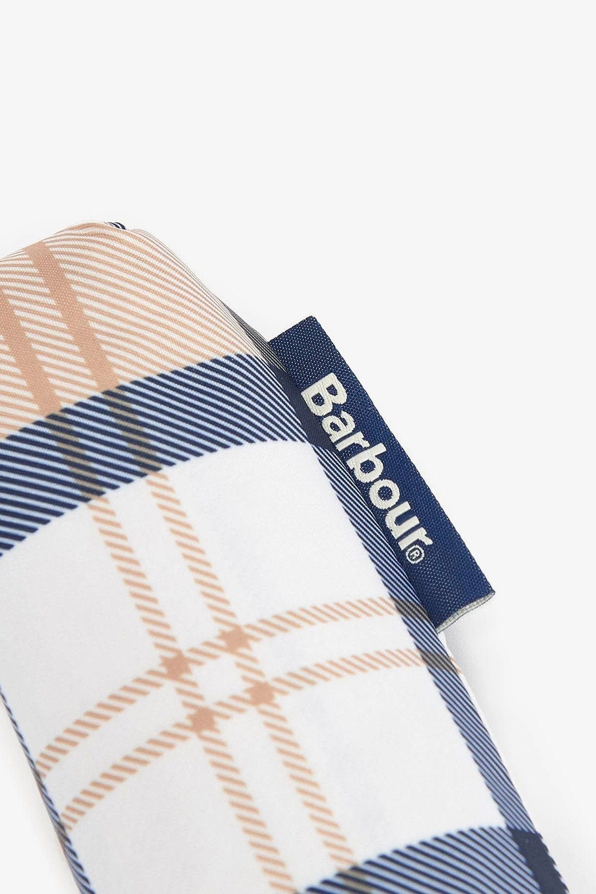 Barbour Portree Tartan Umbrella - Primrose Hessian LAC0154_PI35_OS