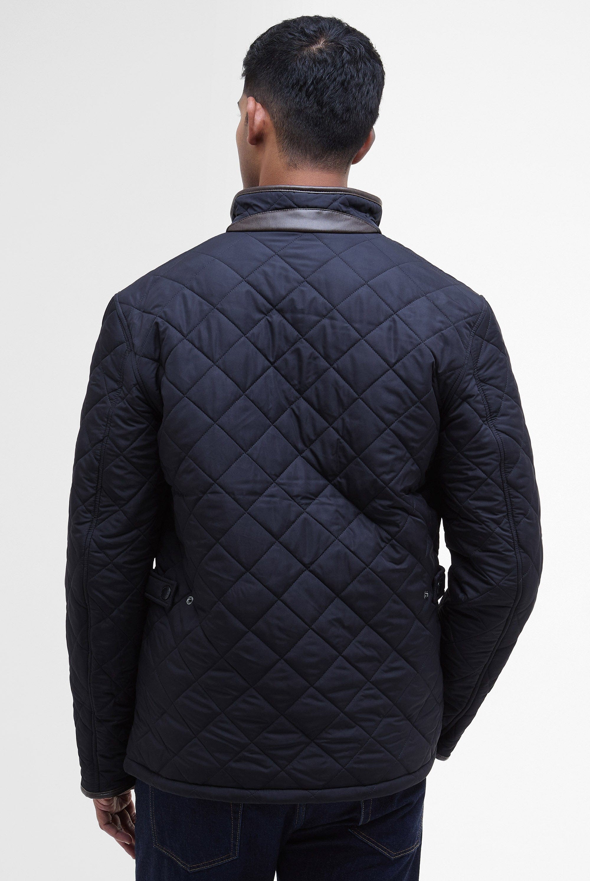 Barbour Powell Tailored Quilted Jacket - Navy