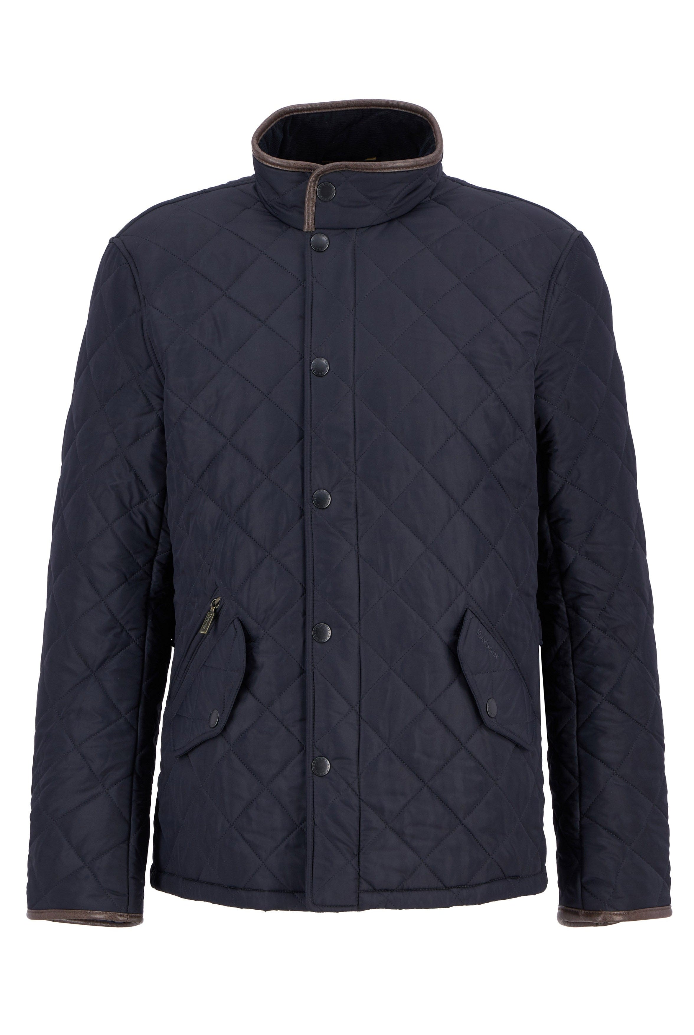 Barbour Powell Tailored Quilted Jacket - Navy
